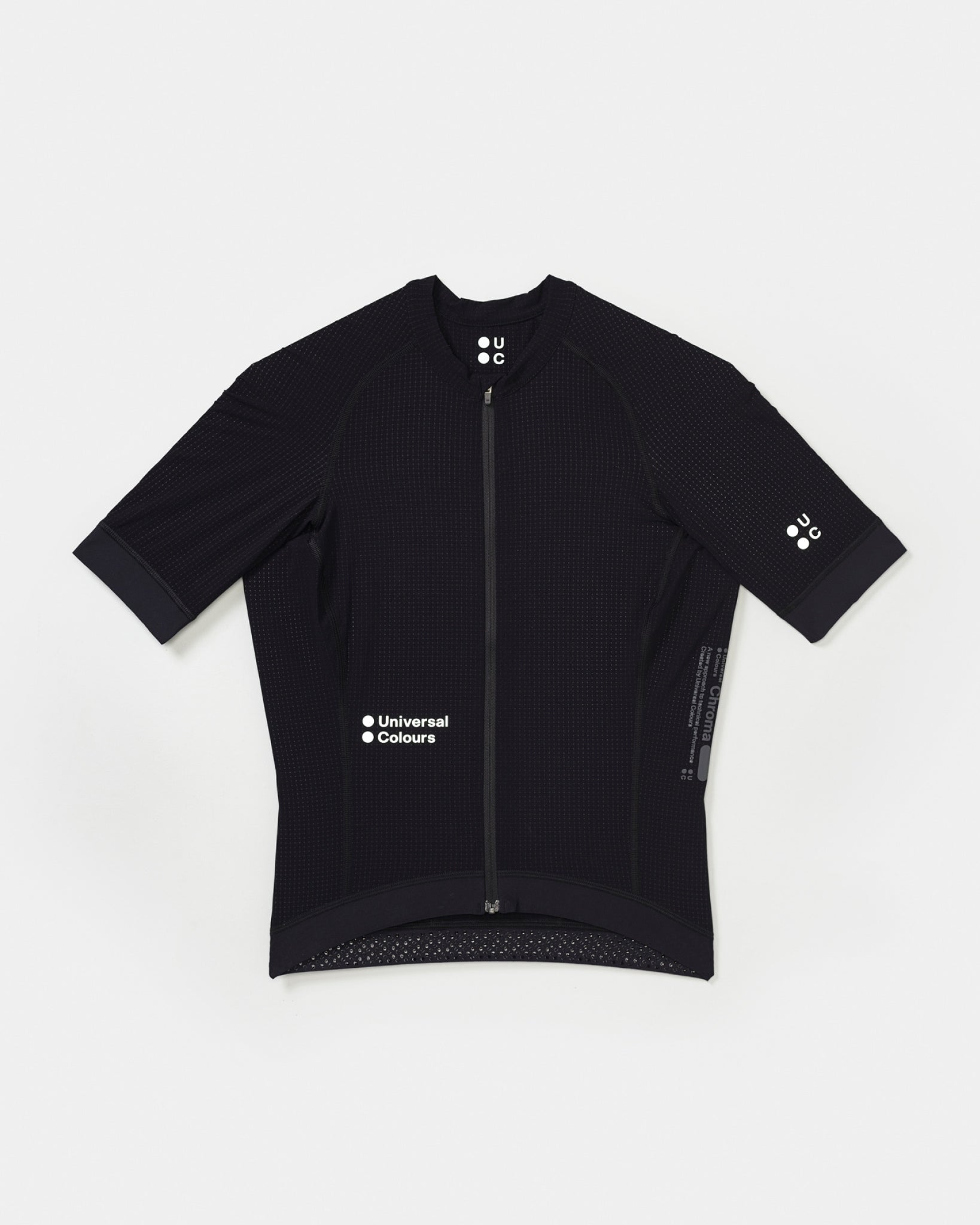 Women's Chroma Light Short Sleeve Jersey - Black | Universal Colours