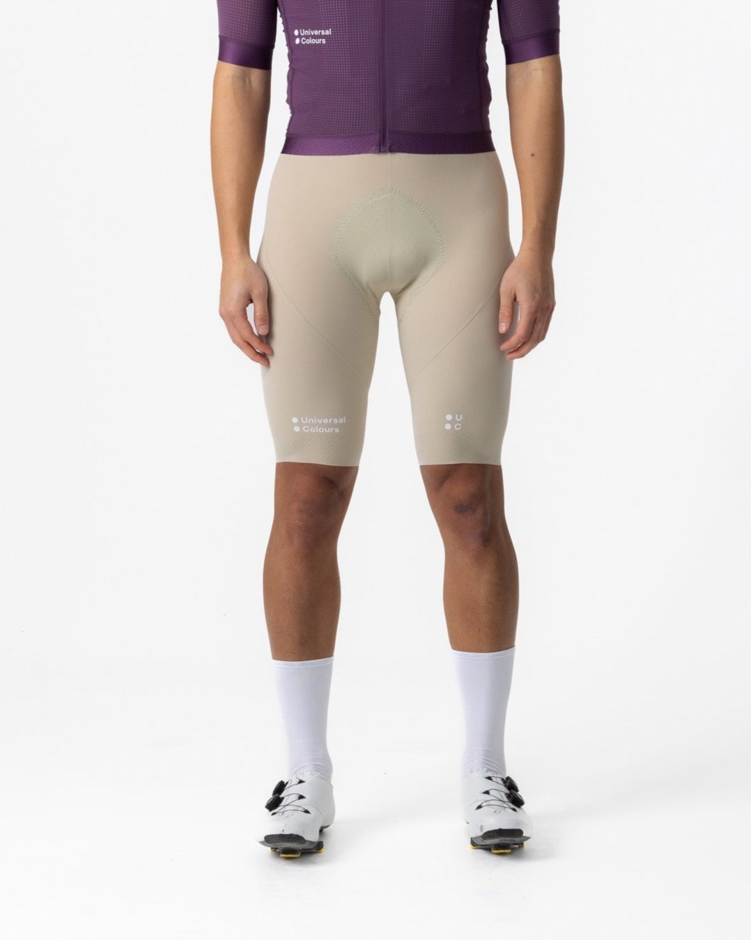 Men’s Chroma Bib Shorts - Warm Grey - Image 2