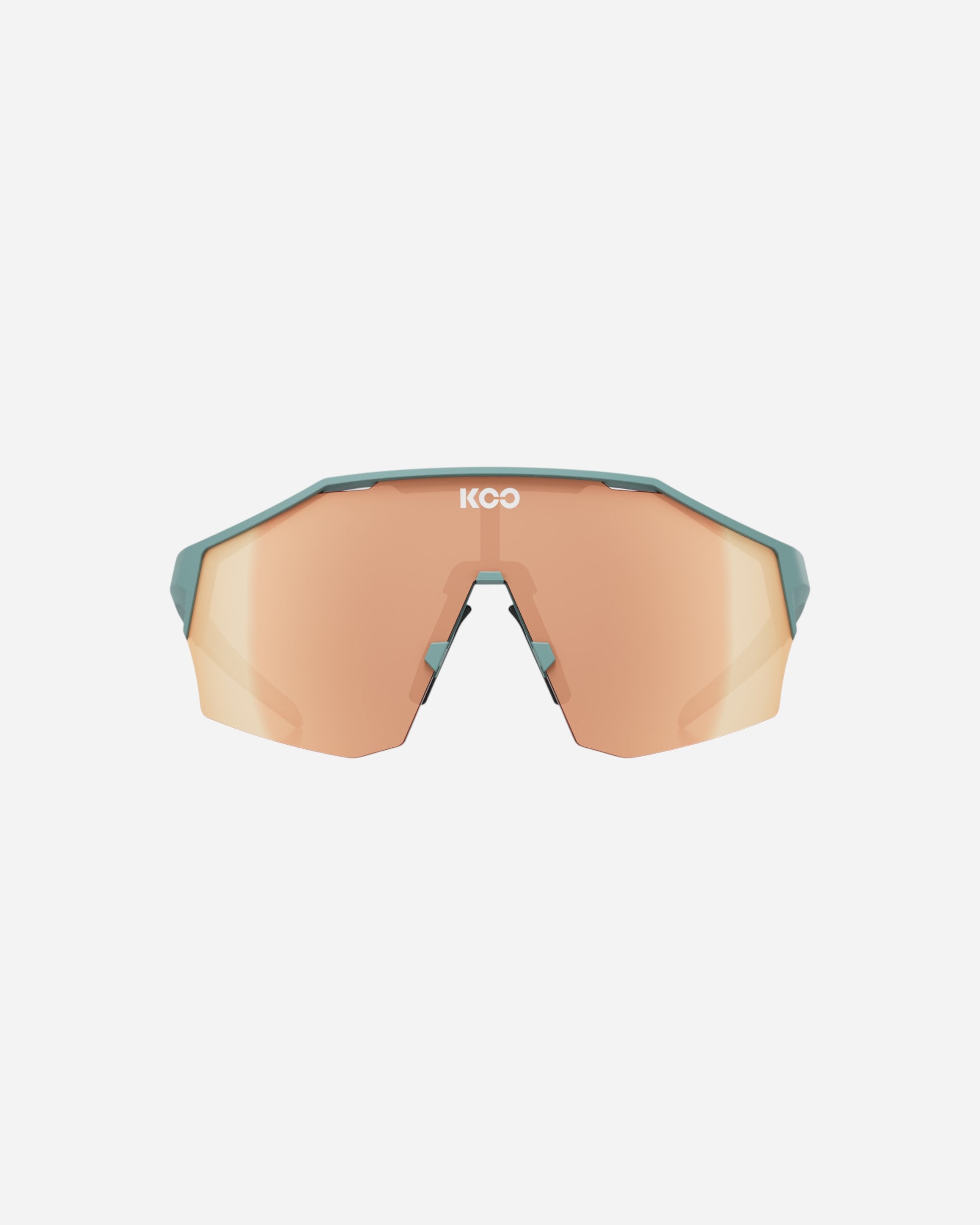 Moloko Cycling Ltd. Alibi sunglasses with blue frame and copper lenses, designed for cycling.