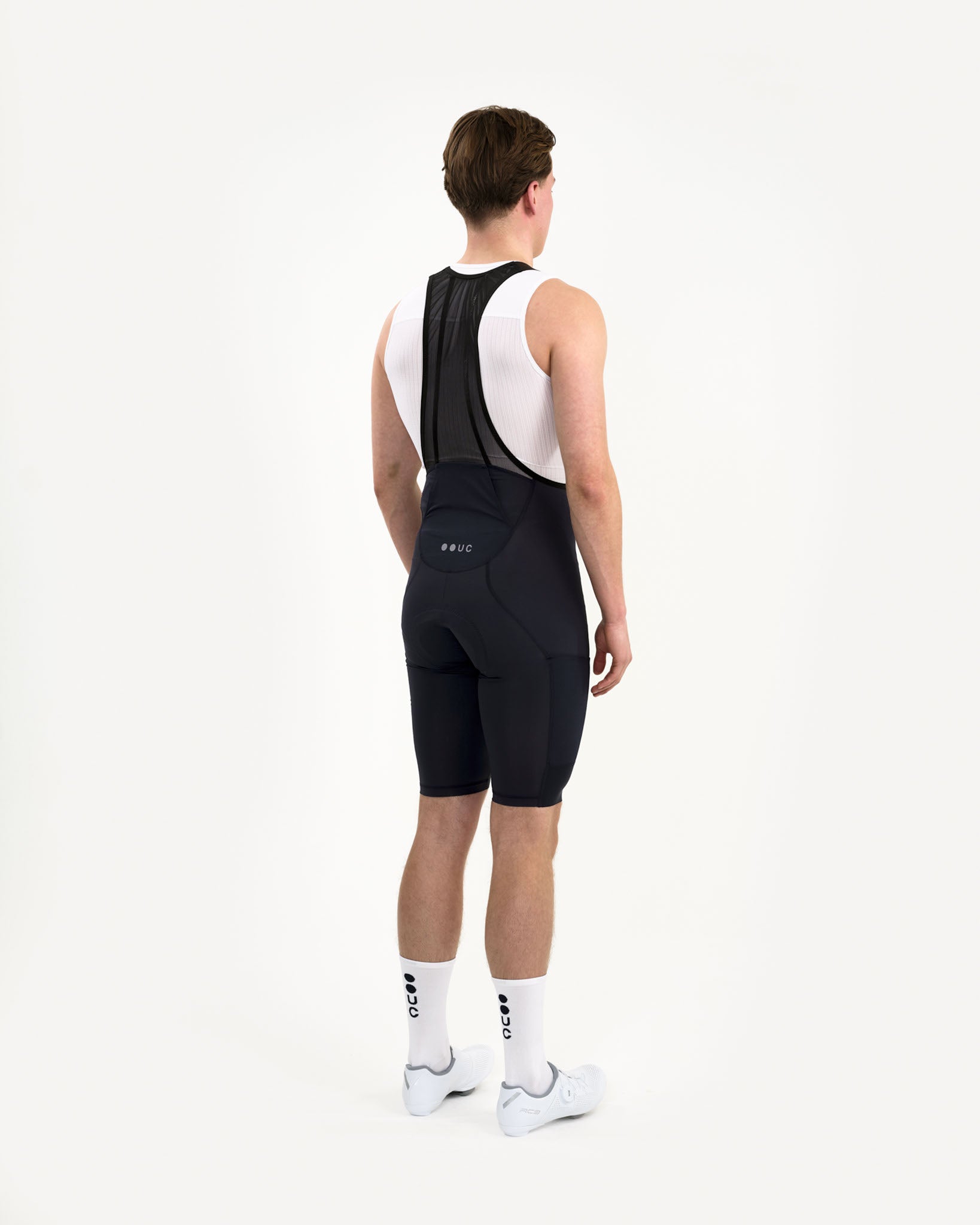 Men's Mono Cargo Bib Shorts - Navy Blue
