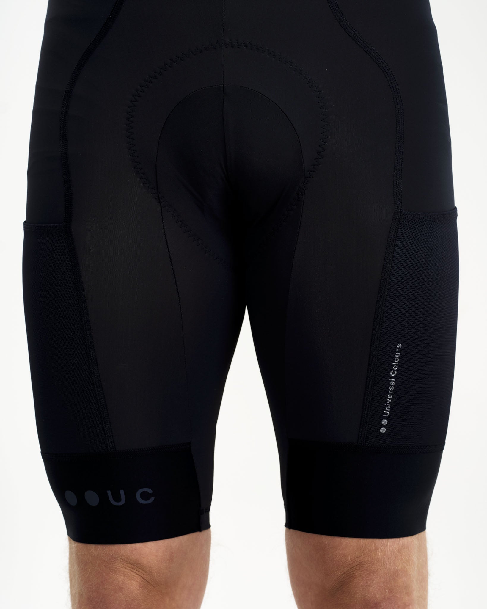 Men's Mono Cargo Bib Shorts - Navy Blue
