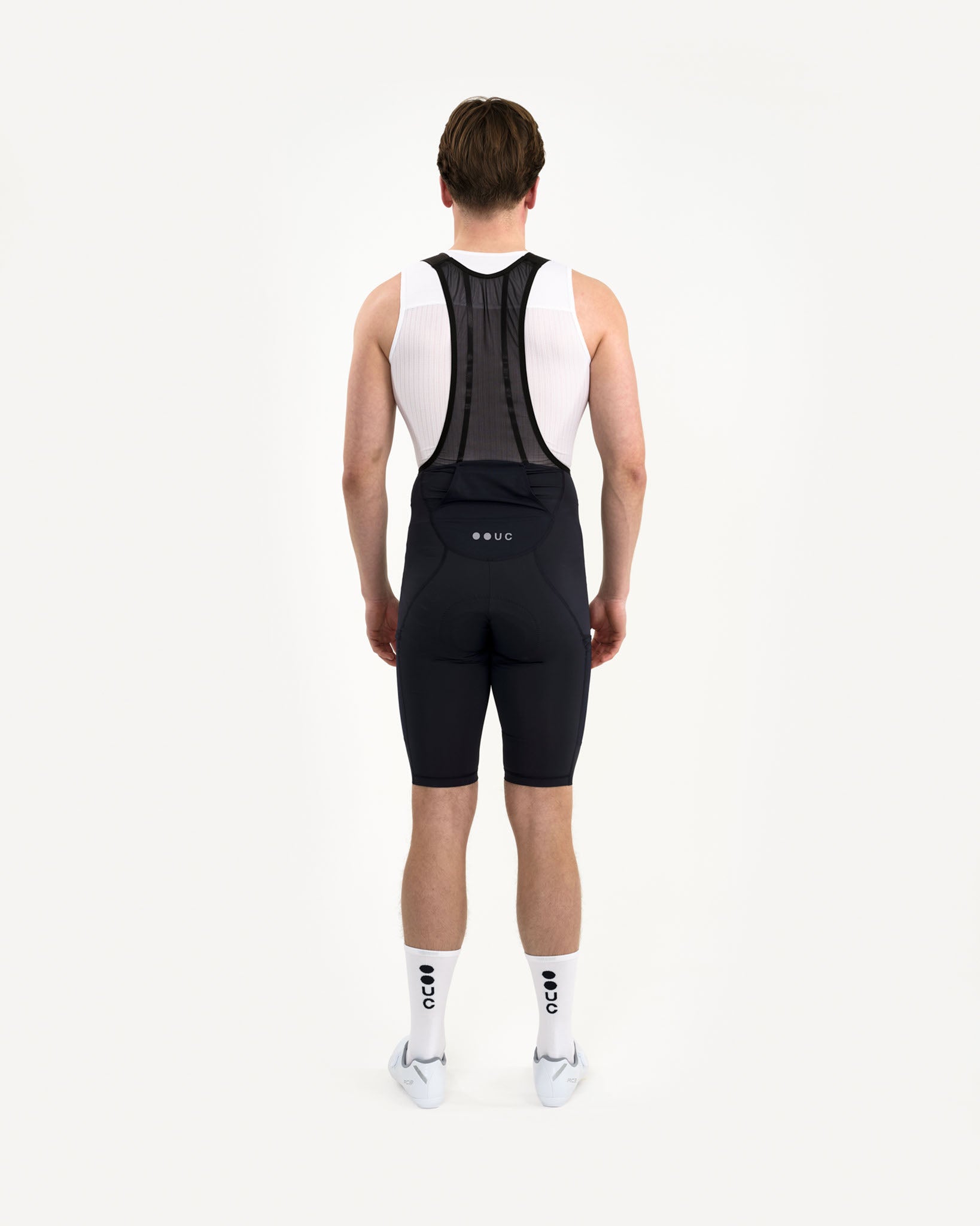 Men's Mono Cargo Bib Shorts - Navy Blue