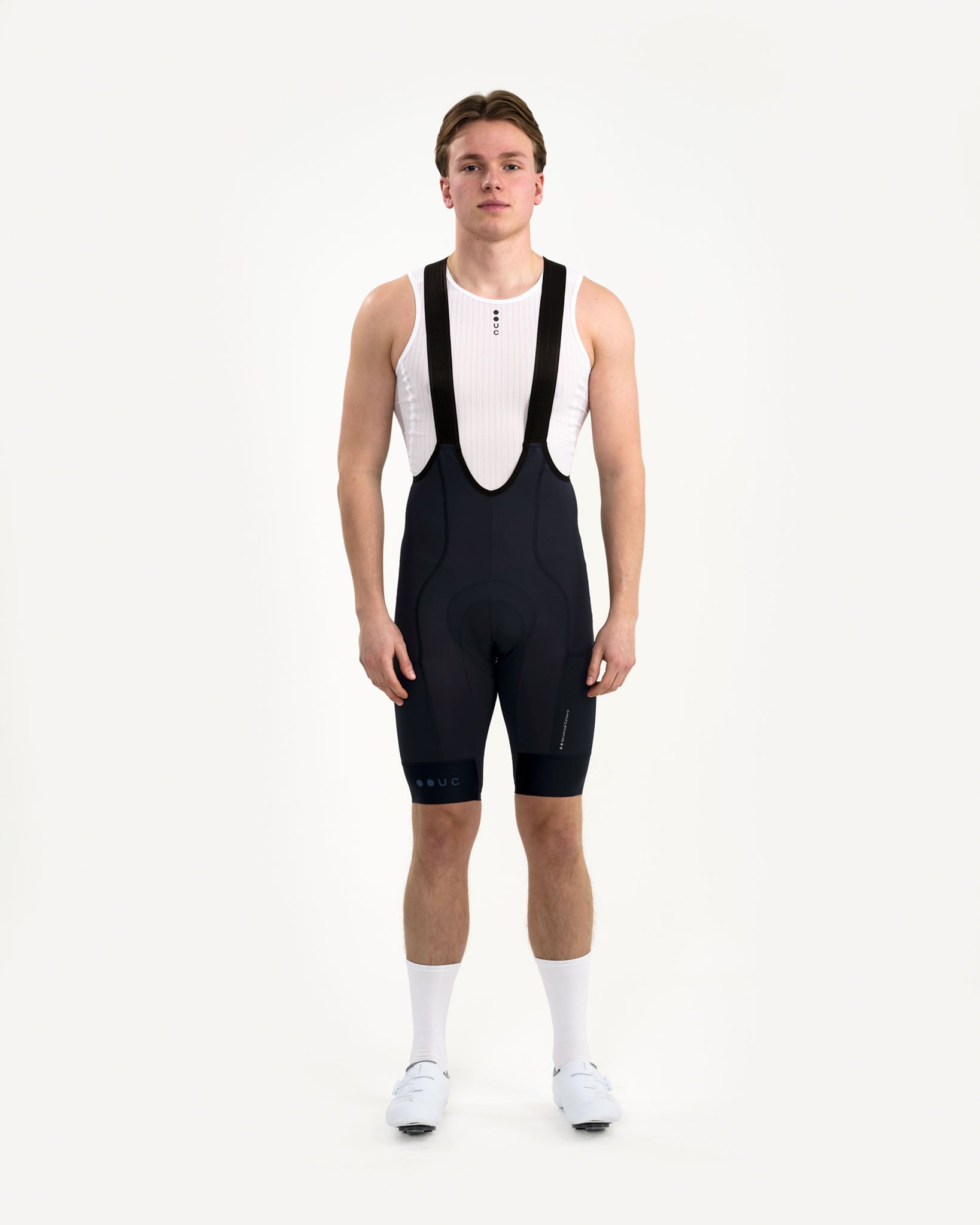 Men's Mono Cargo Bib Shorts - Navy Blue
