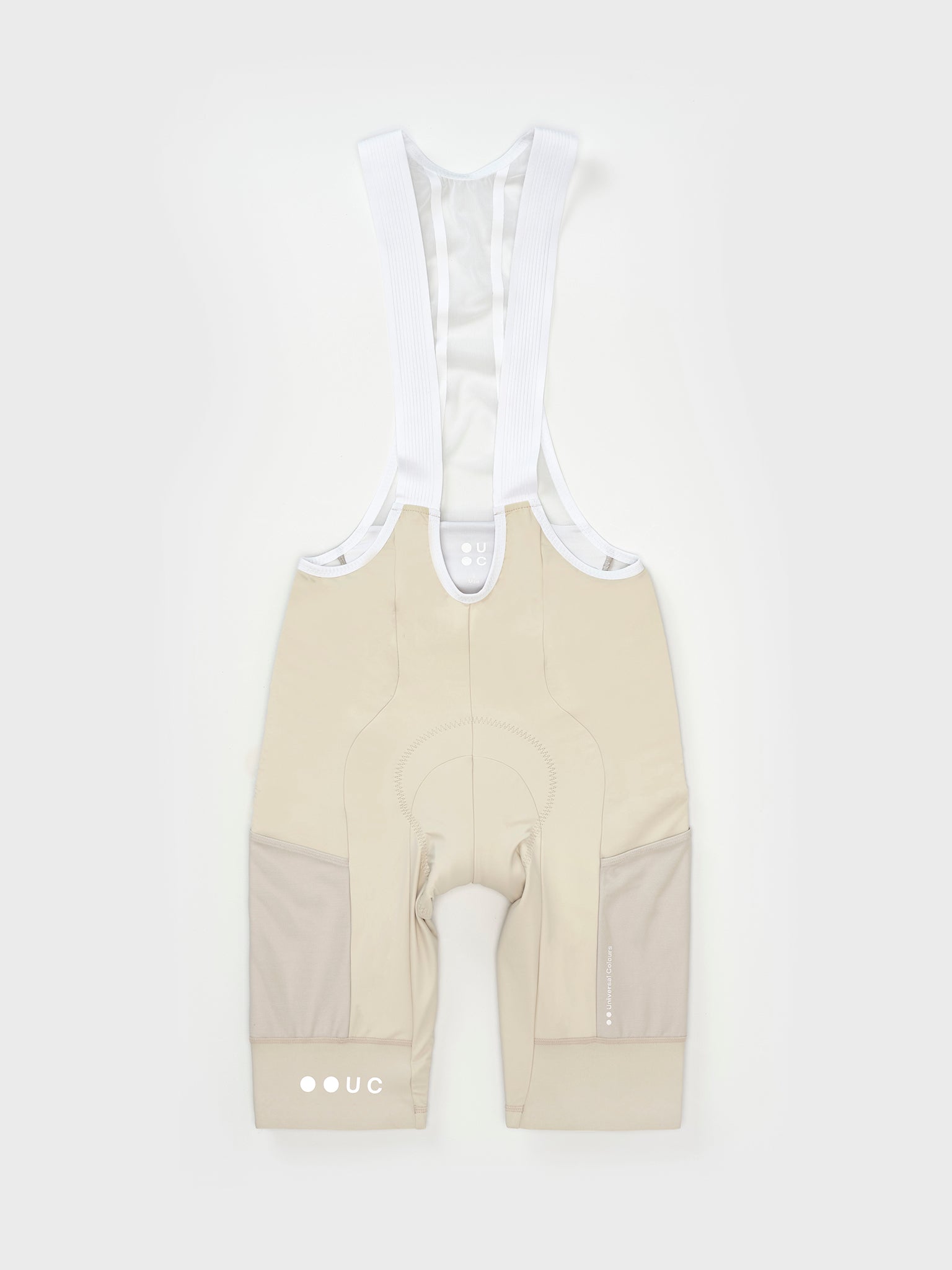 Men's Mono Cargo Bib Shorts - Off White