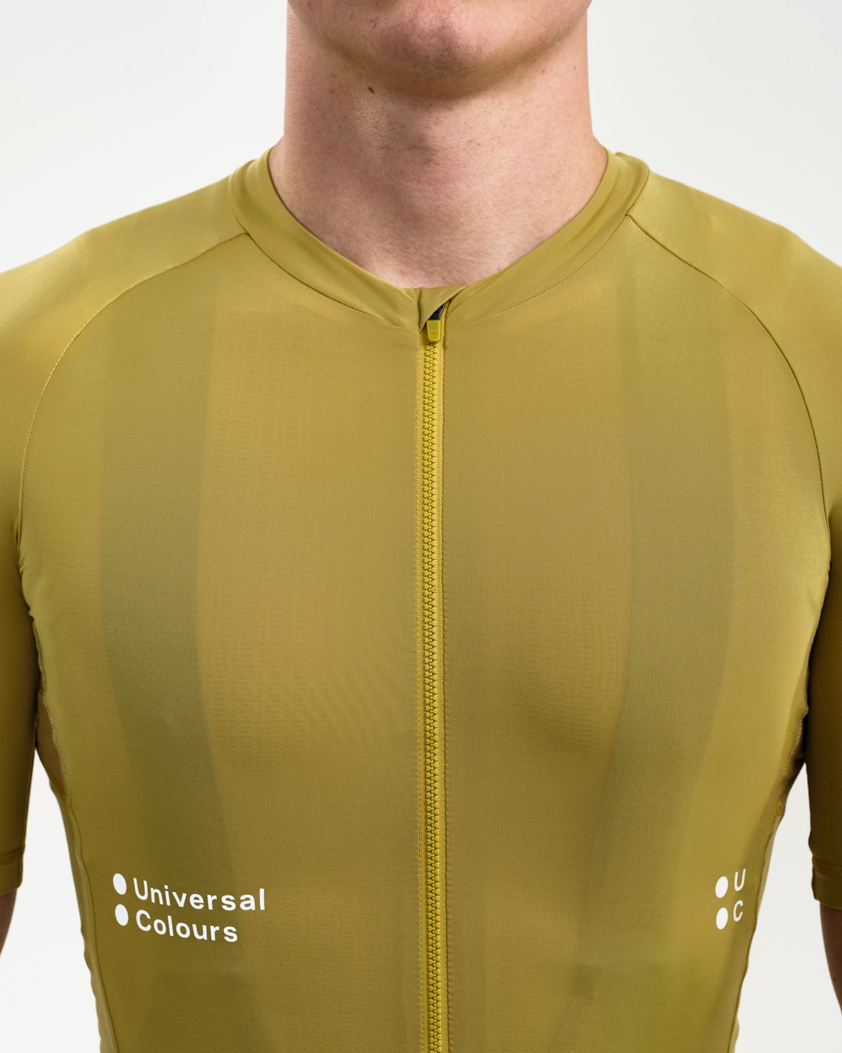 Men's Mono Short Sleeve Jersey - Acidic Yellow
