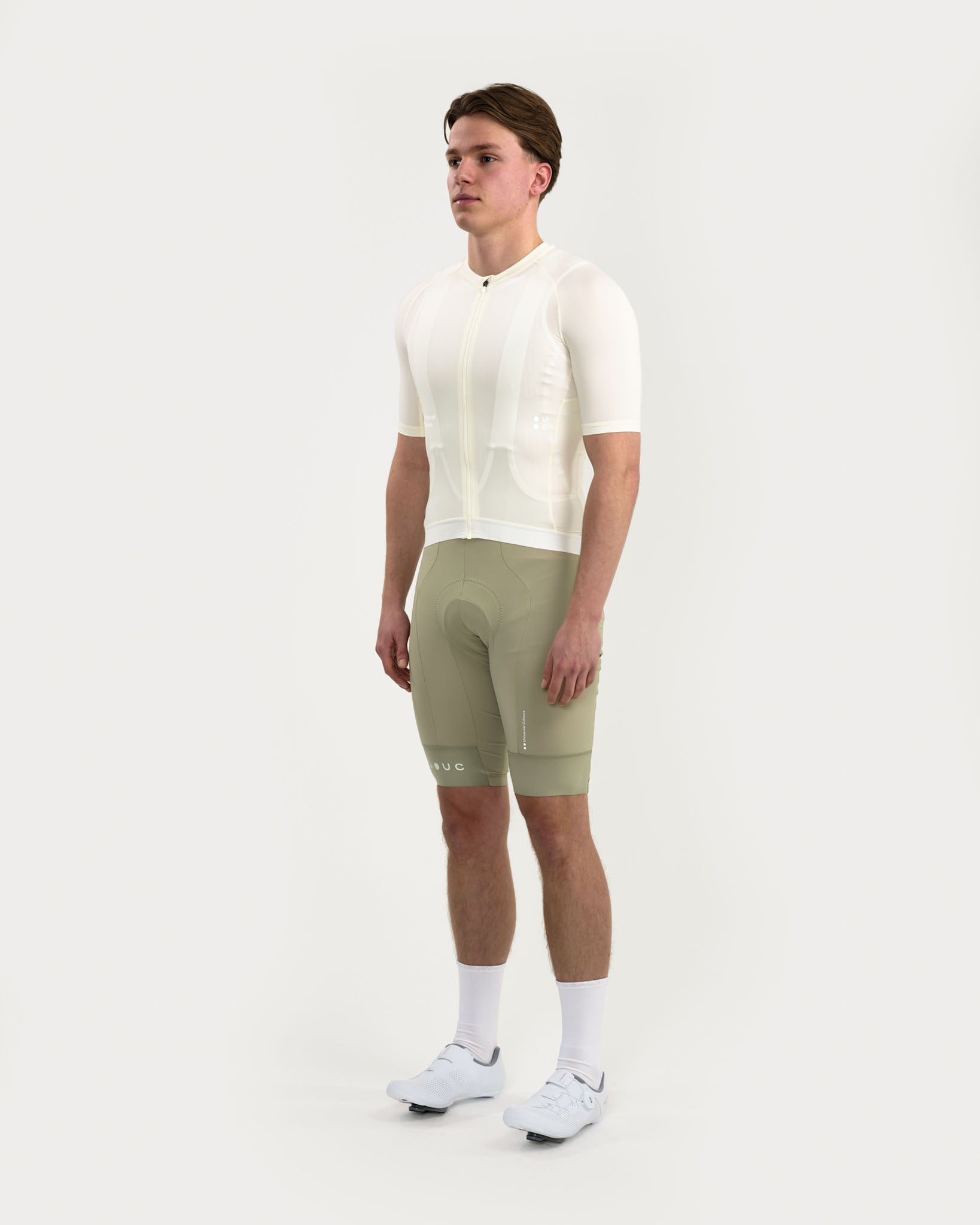 Men's Mono Short Sleeve Jersey - Tampered White