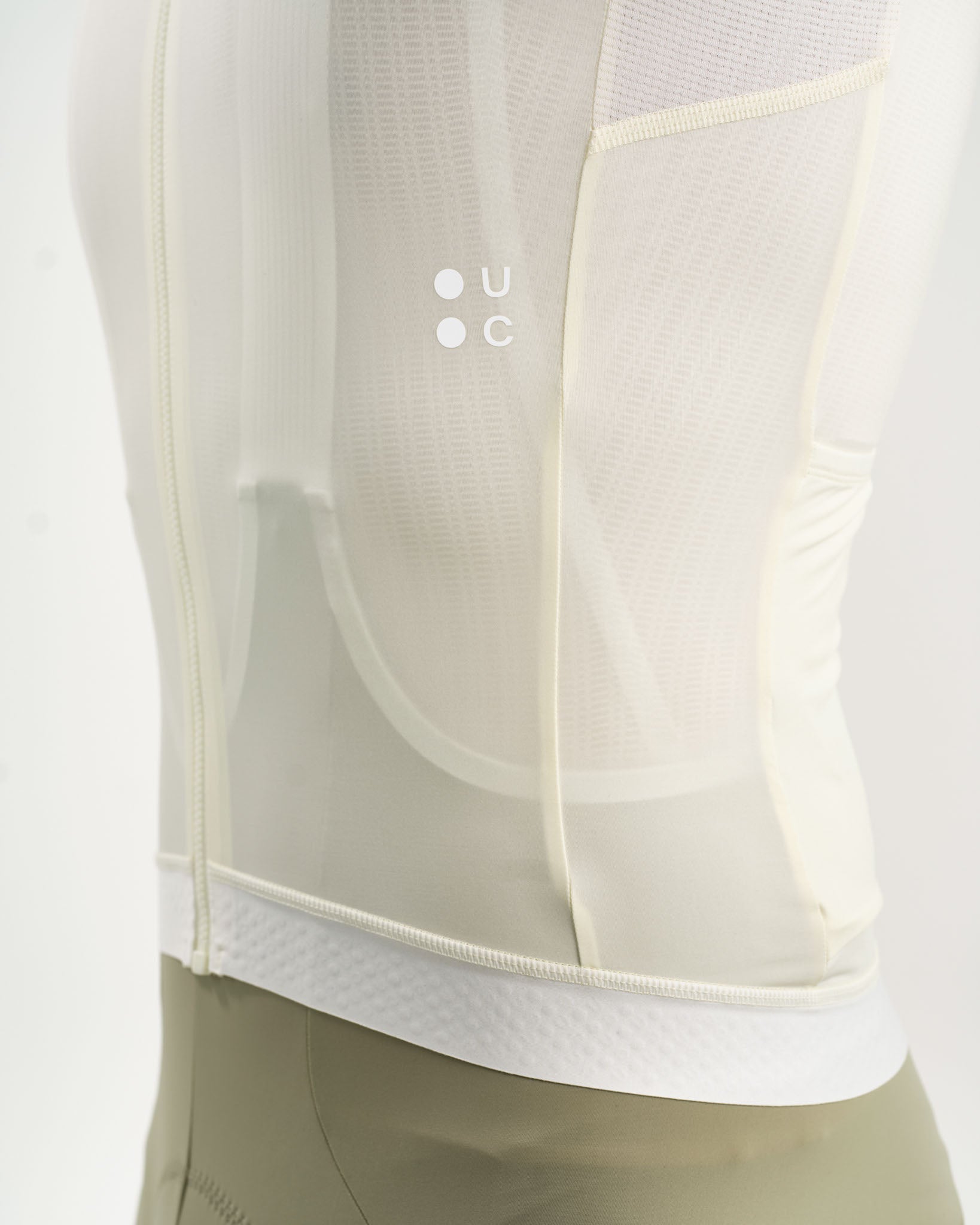 Men's Mono Short Sleeve Jersey - Tampered White