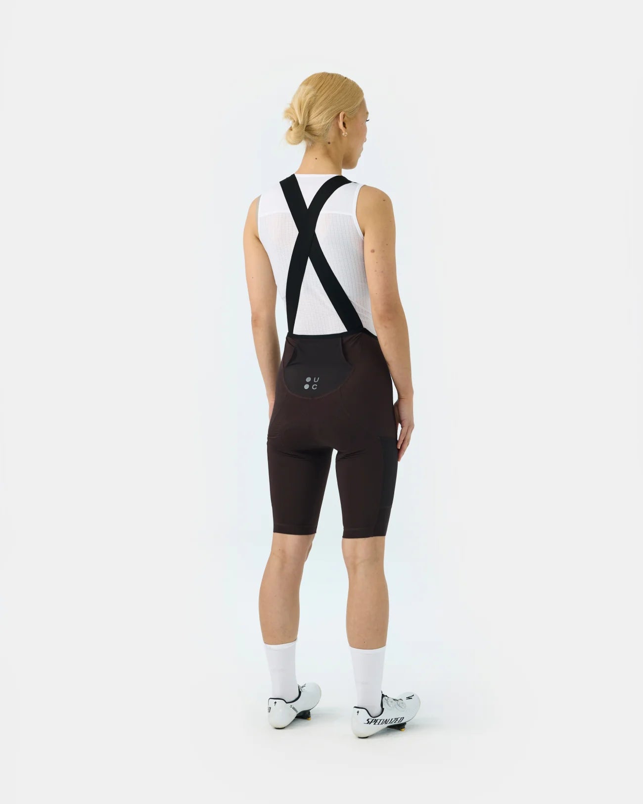 Women's Mono Cargo Bib Short - Heavy Bark Brown - Image 3