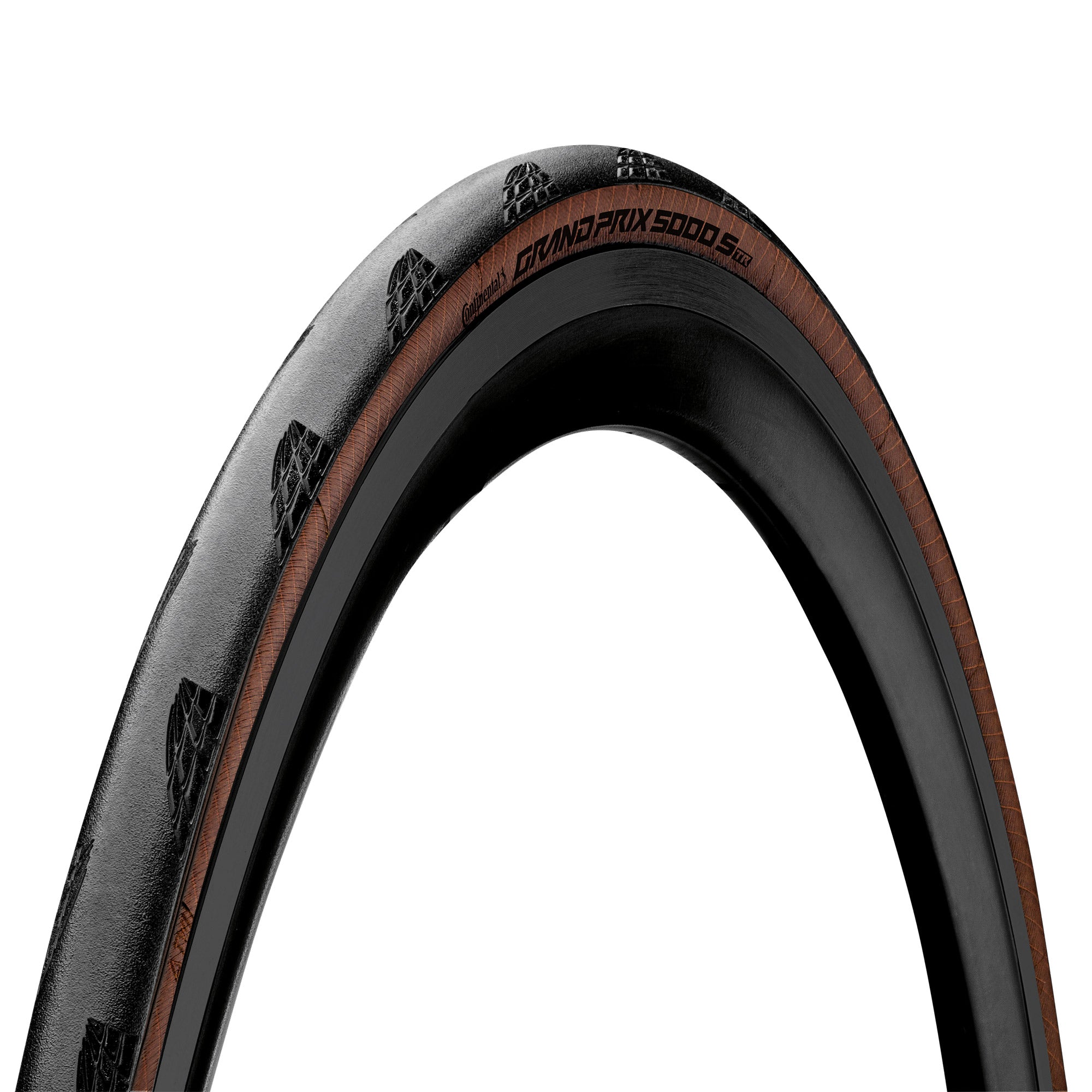 Grand Prix 5000S Tubeless Ready Road Tyre - Black/Transparent