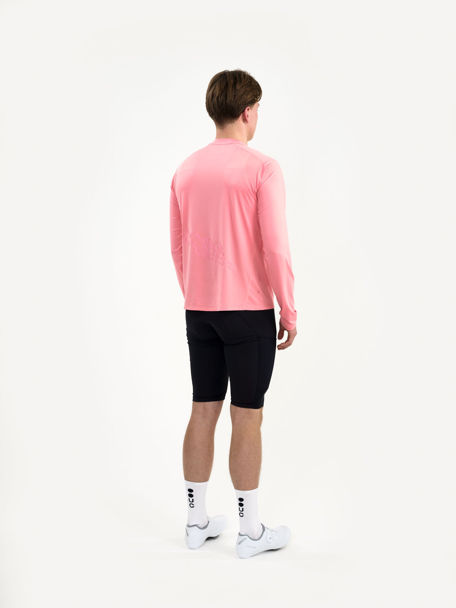 Unisex LS Tech Tee - Washed Pink