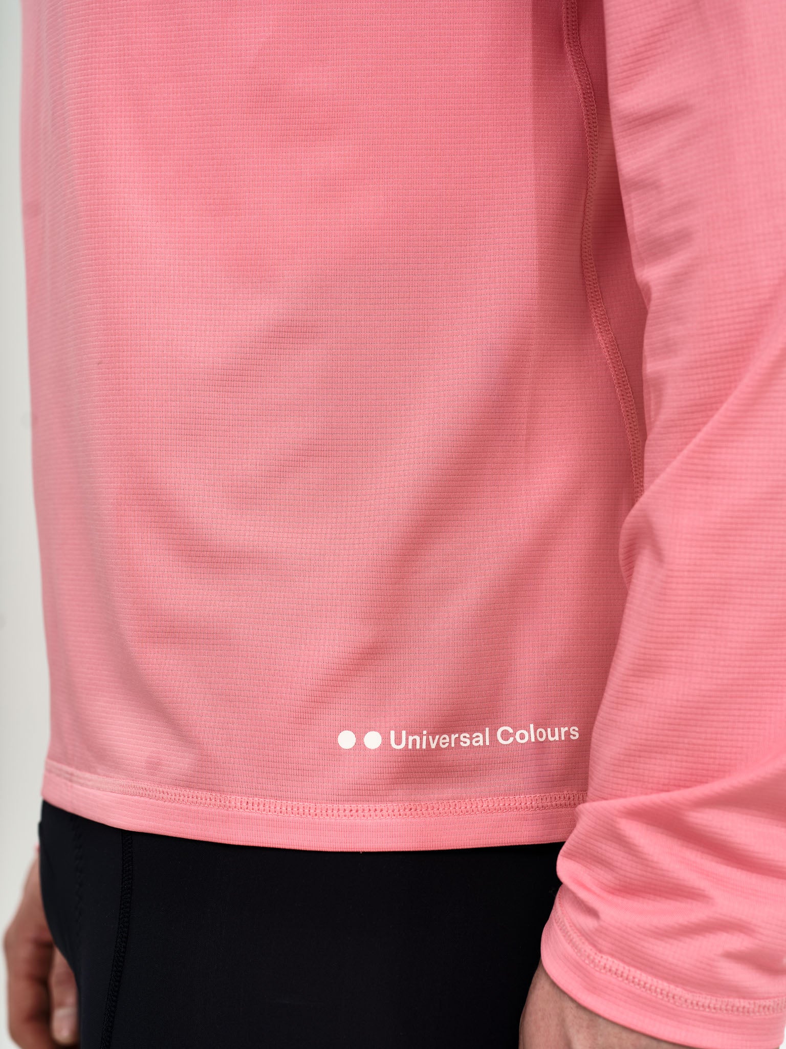 Unisex LS Tech Tee - Washed Pink