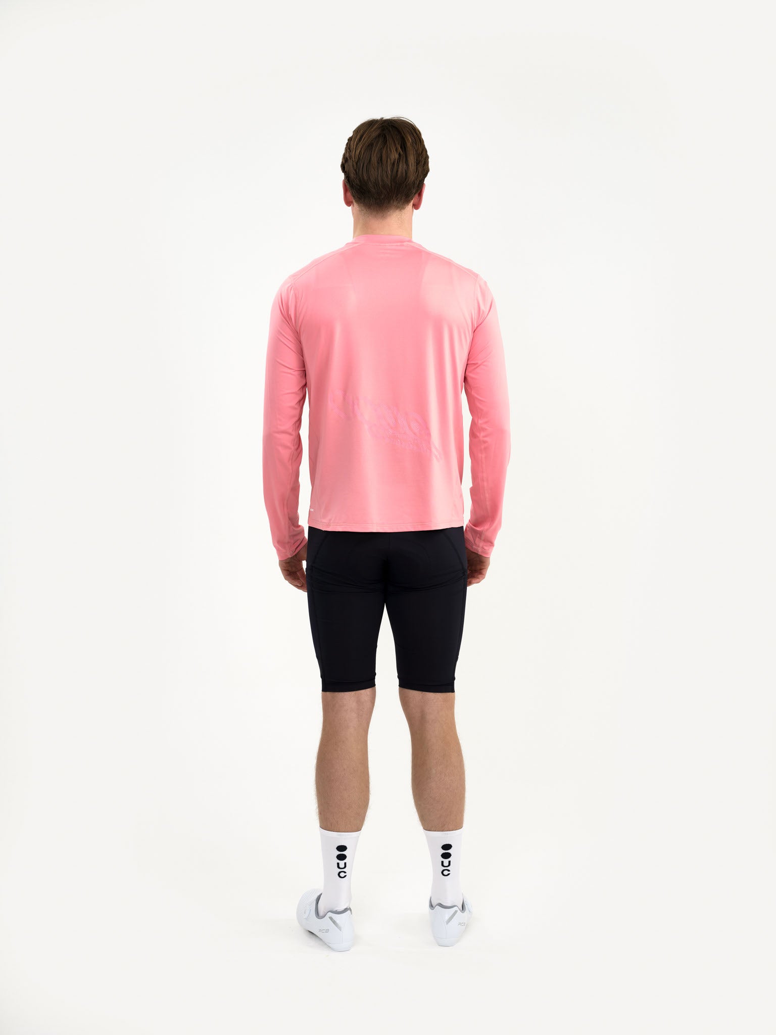 Unisex LS Tech Tee - Washed Pink