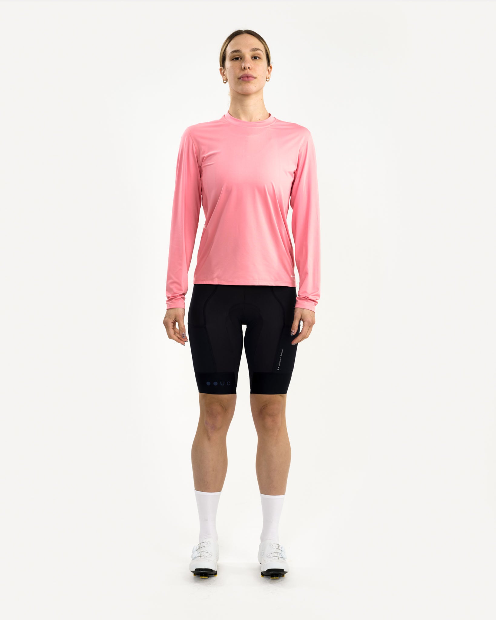 Unisex LS Tech Tee - Washed Pink