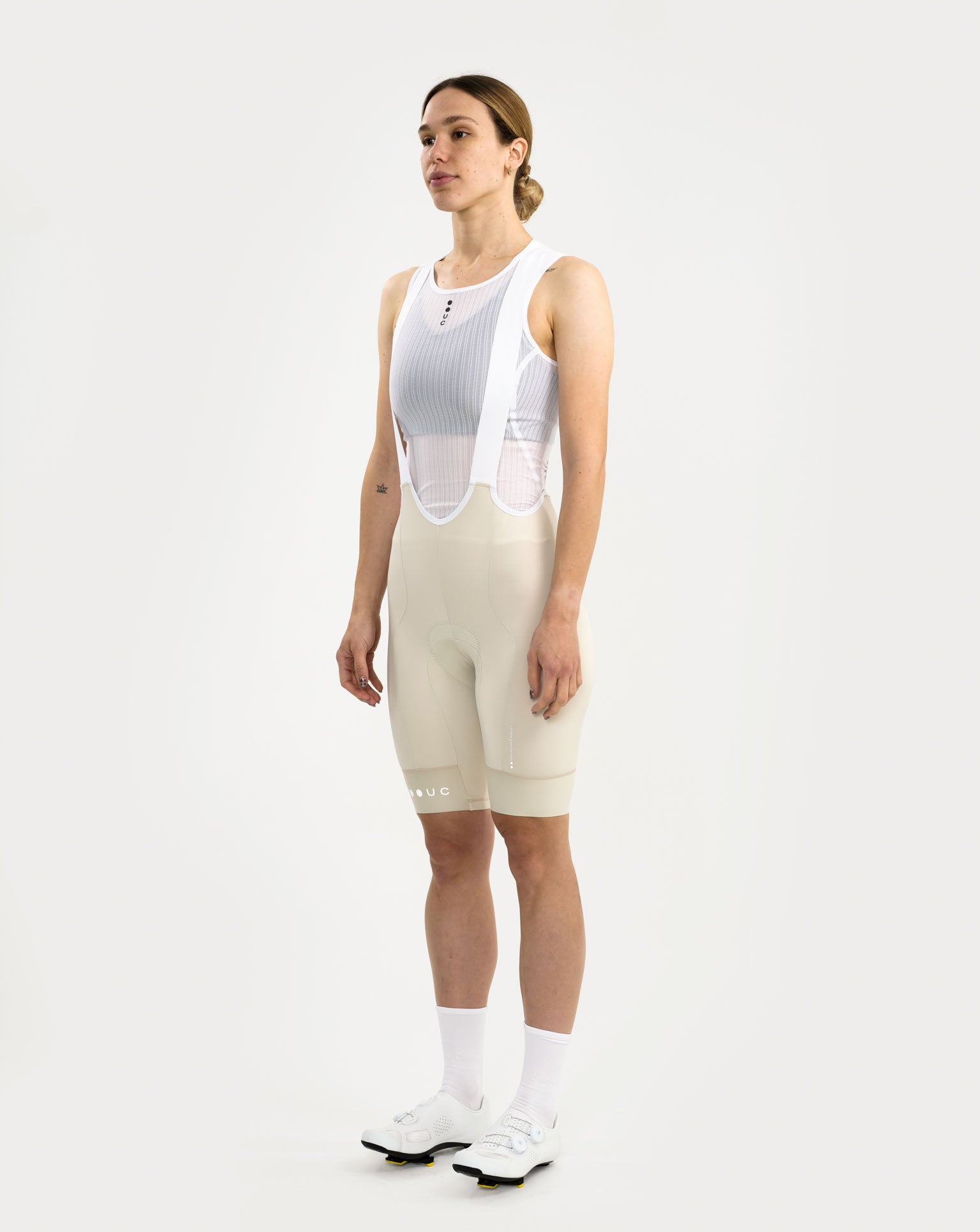 Women's Mono Womens Bib Short 2.0 - Off White