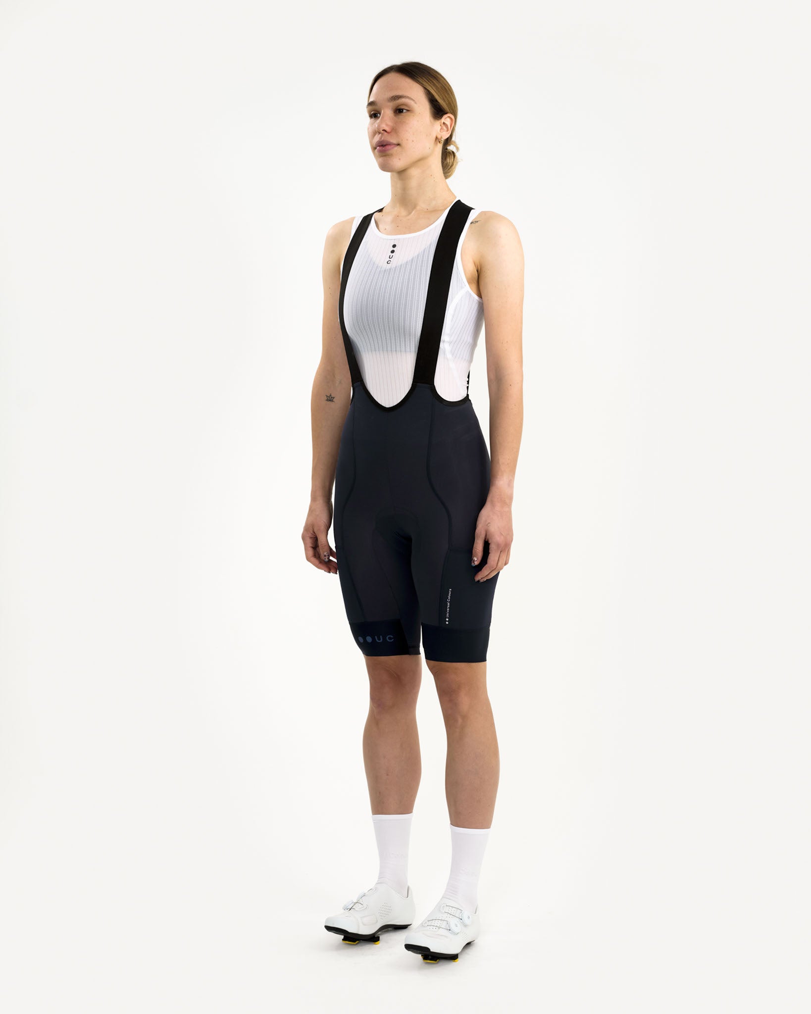 Women's Mono Cargo Womens Bib Short - Navy Blue