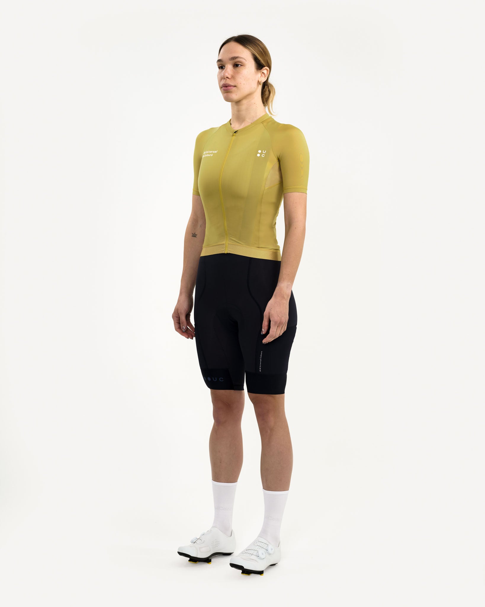 Women's Mono Womens Short Sleeve Jersey - Acidic Yellow