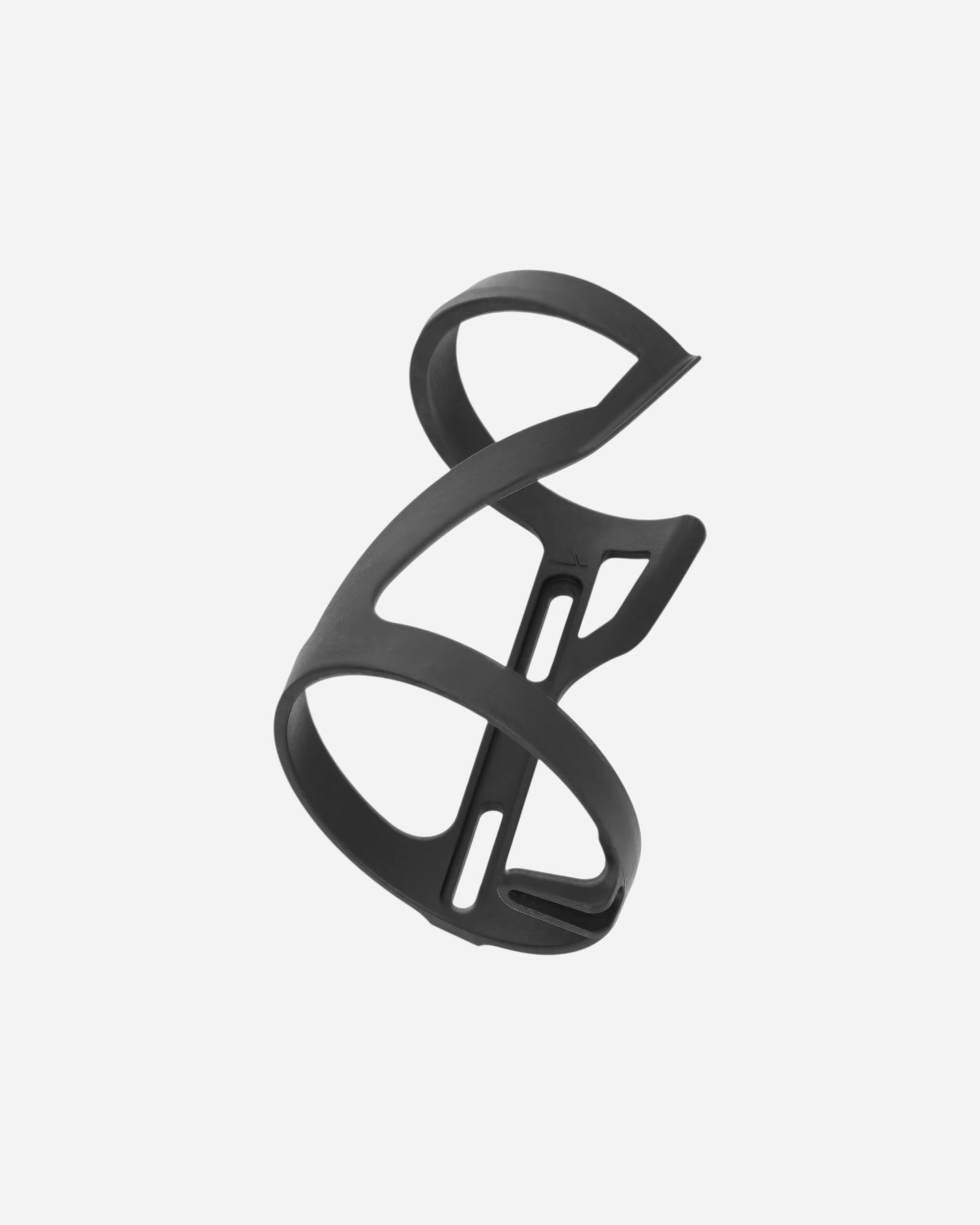 Moloko Cycling Ltd. lightweight black carbon side-loading bottle cage for mountain and gravel bikes