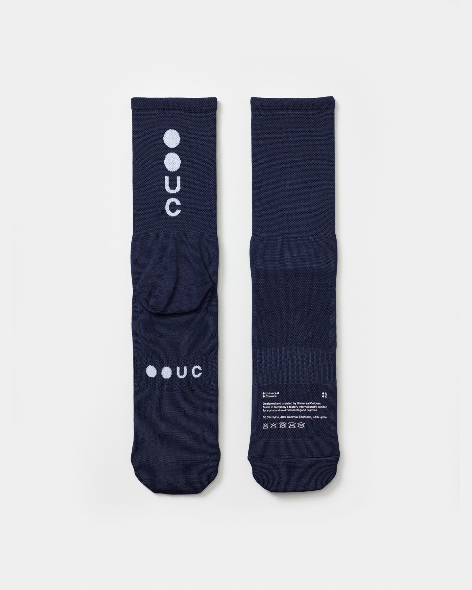 Mono Summer Socks - Navy Blue - Image 1