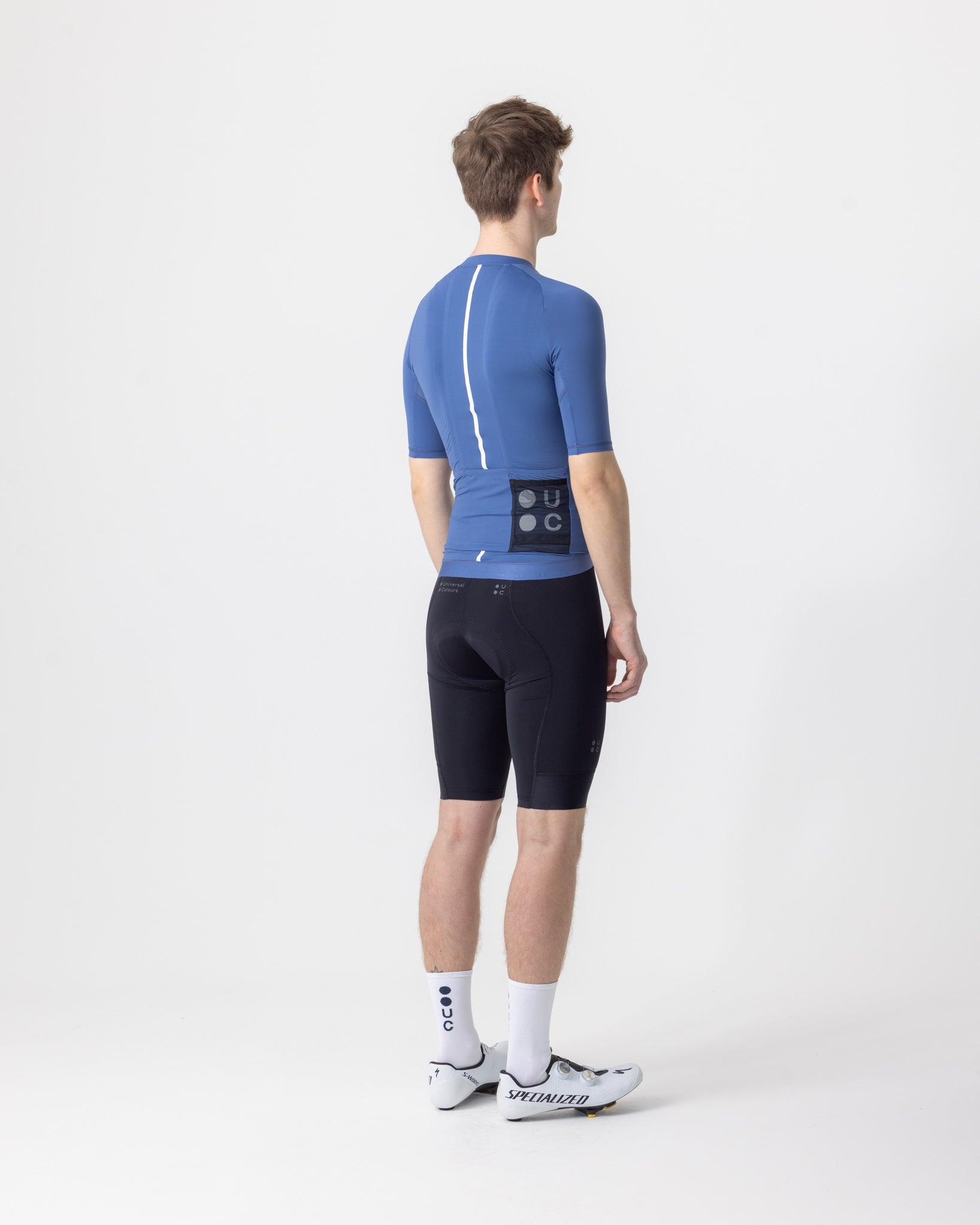 Men's Mono Short Sleeve Jersey - French Blue - Image 3
