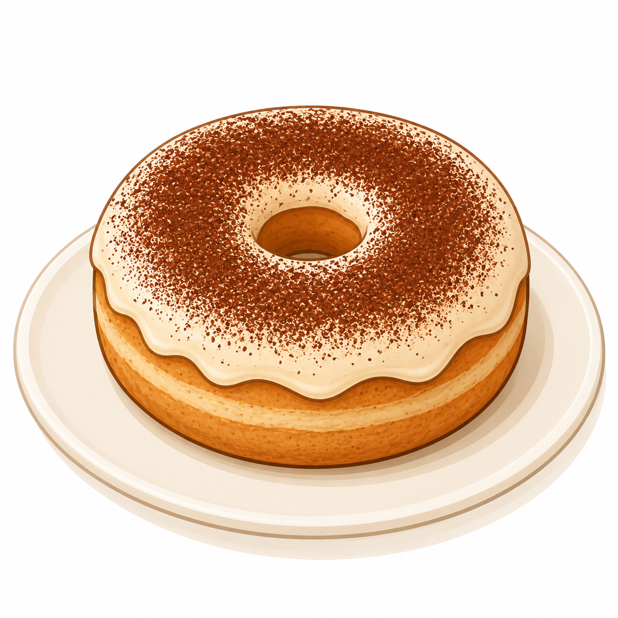Tiramisu Doughnut
