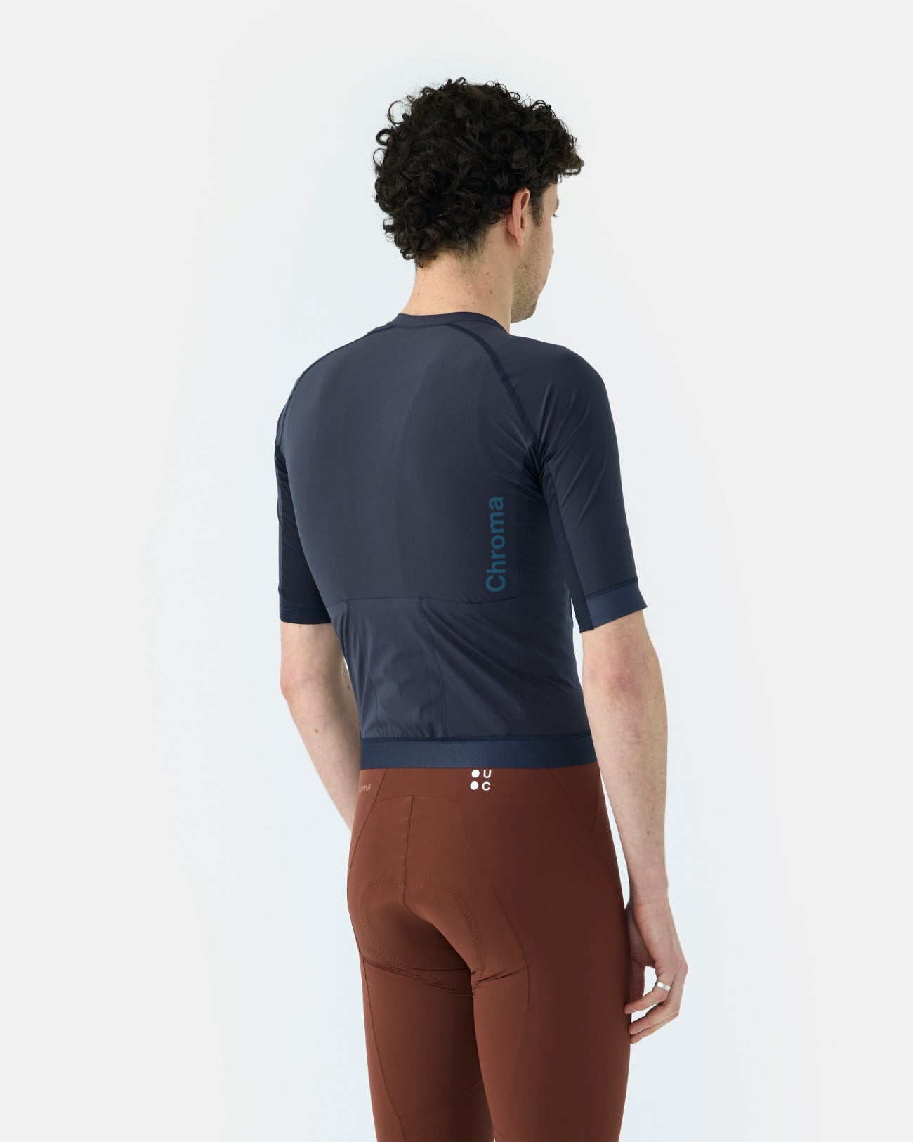 Men's Chroma Short Sleeve Jersey - Midnight Blue - Image 3
