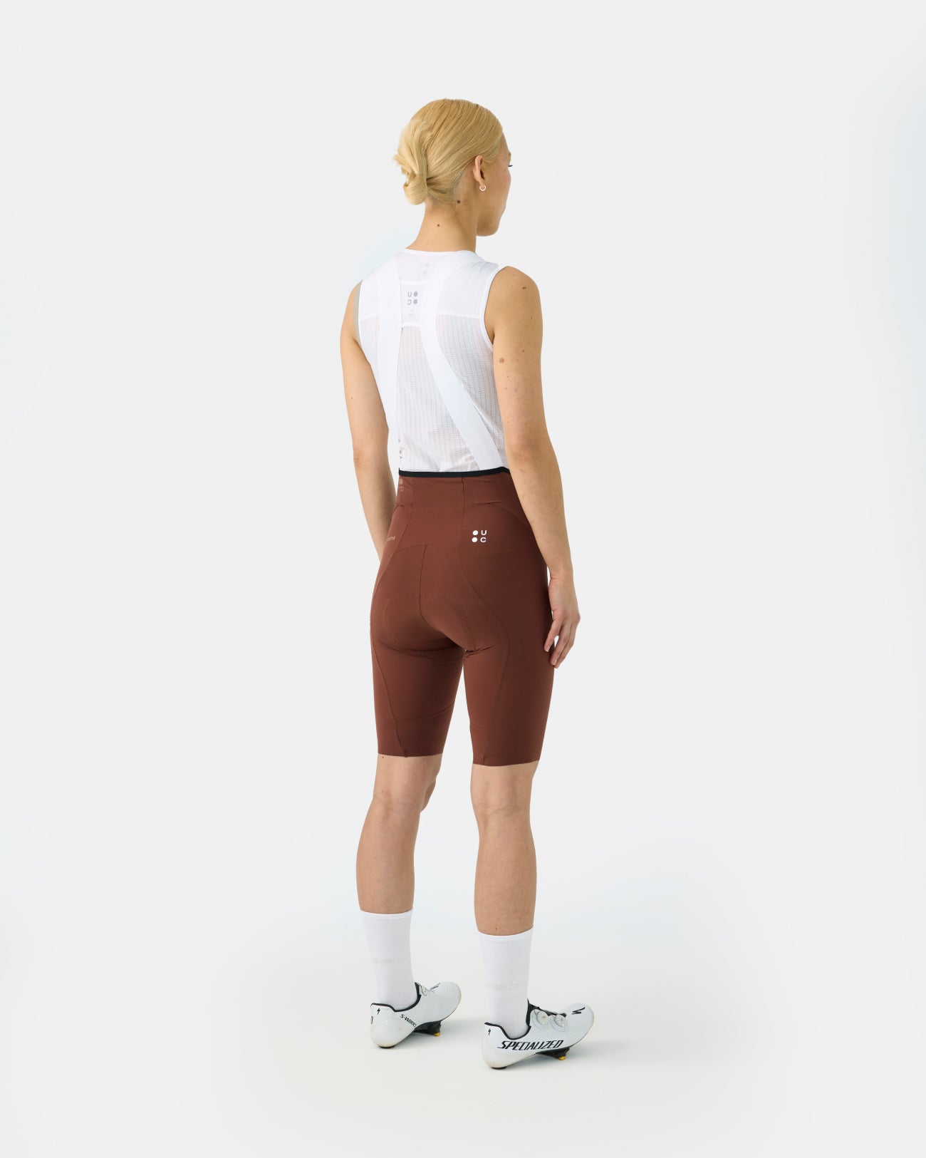 Women's Chroma Bib Short - Brick Red - Image 3