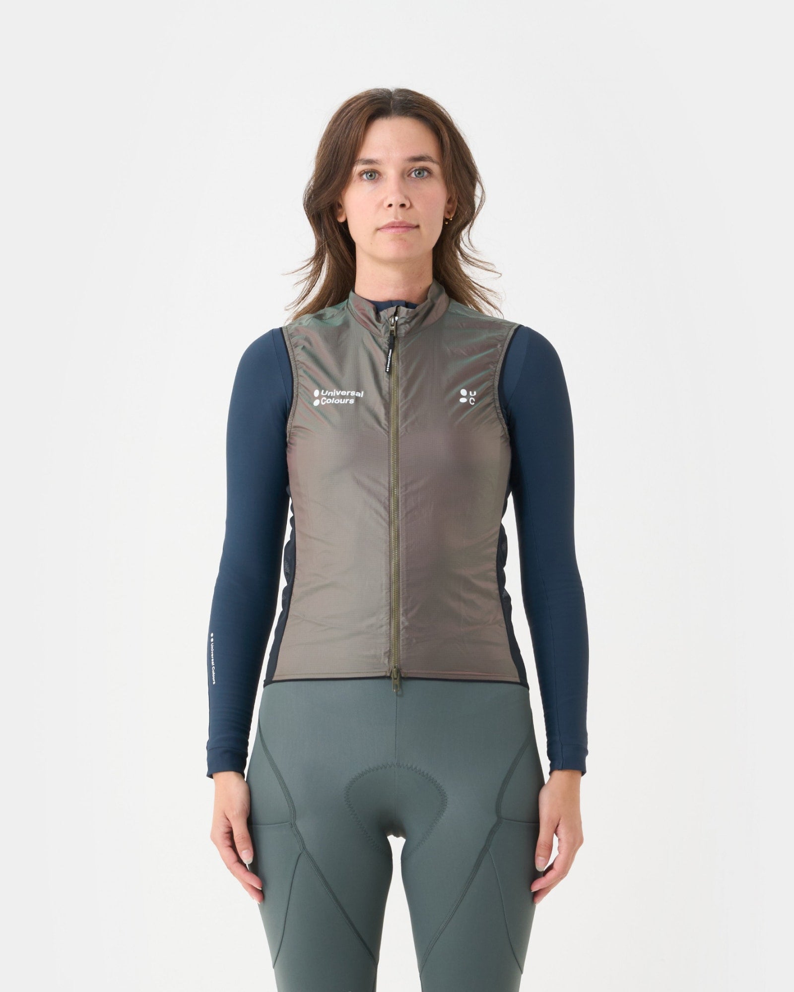 Unisex Spectrum Gilet 2.0 - Iridescent Green