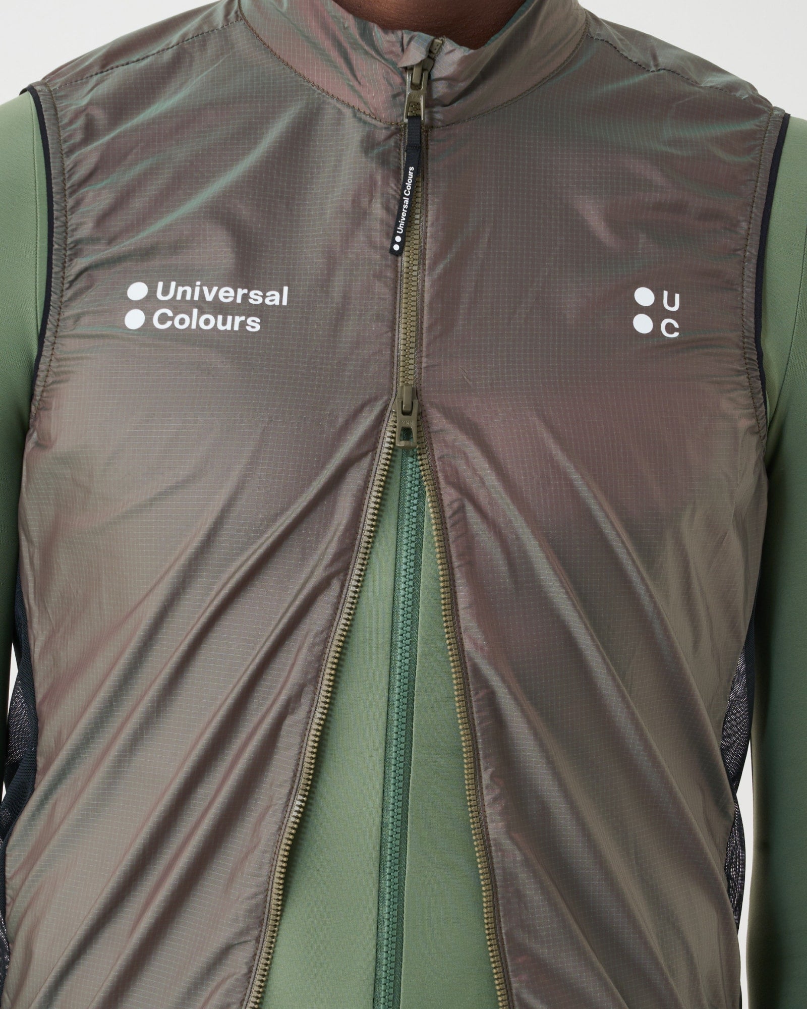Unisex Spectrum Gilet 2.0 - Iridescent Green
