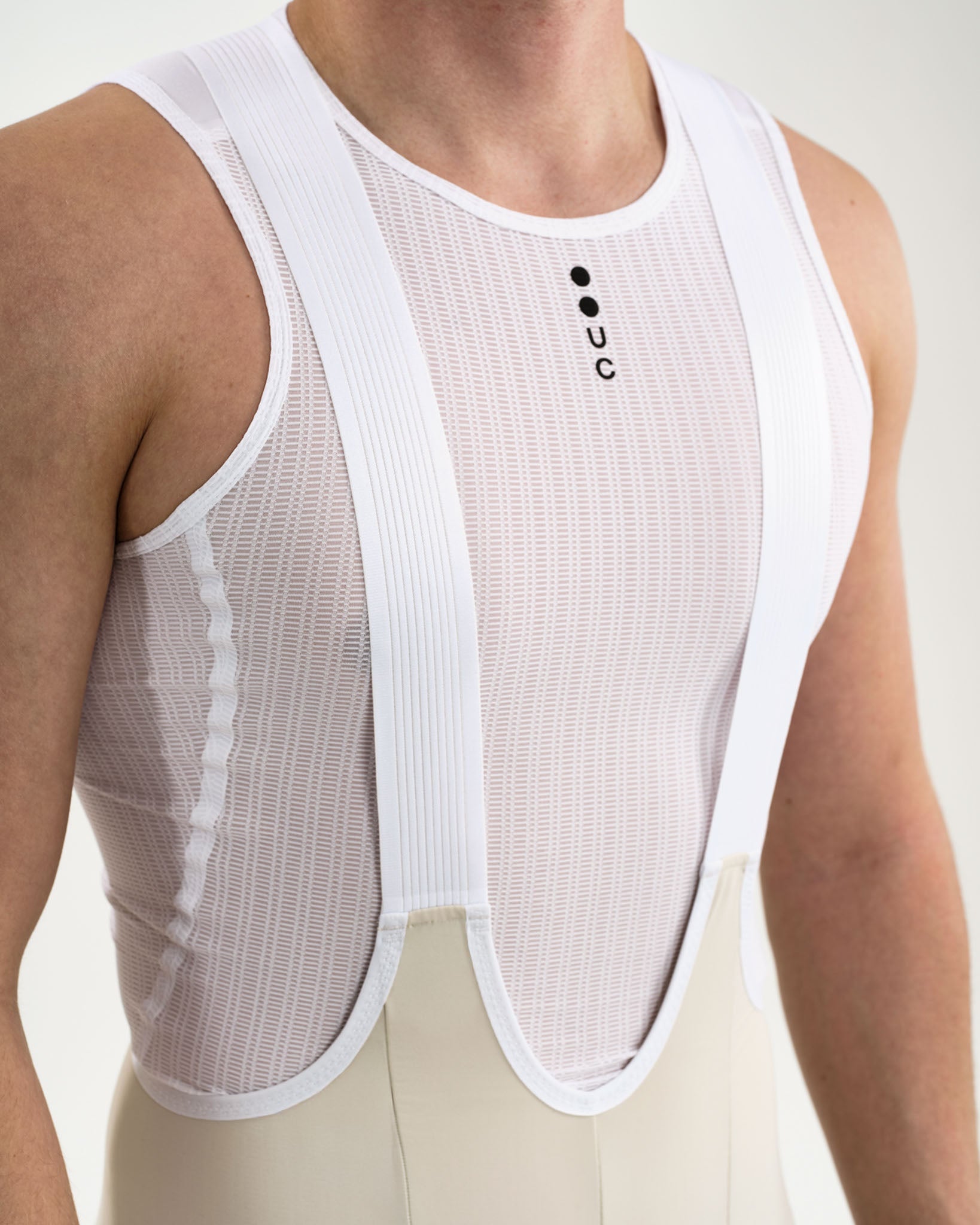 Men's Mono Bib Short 2.0 - Off White