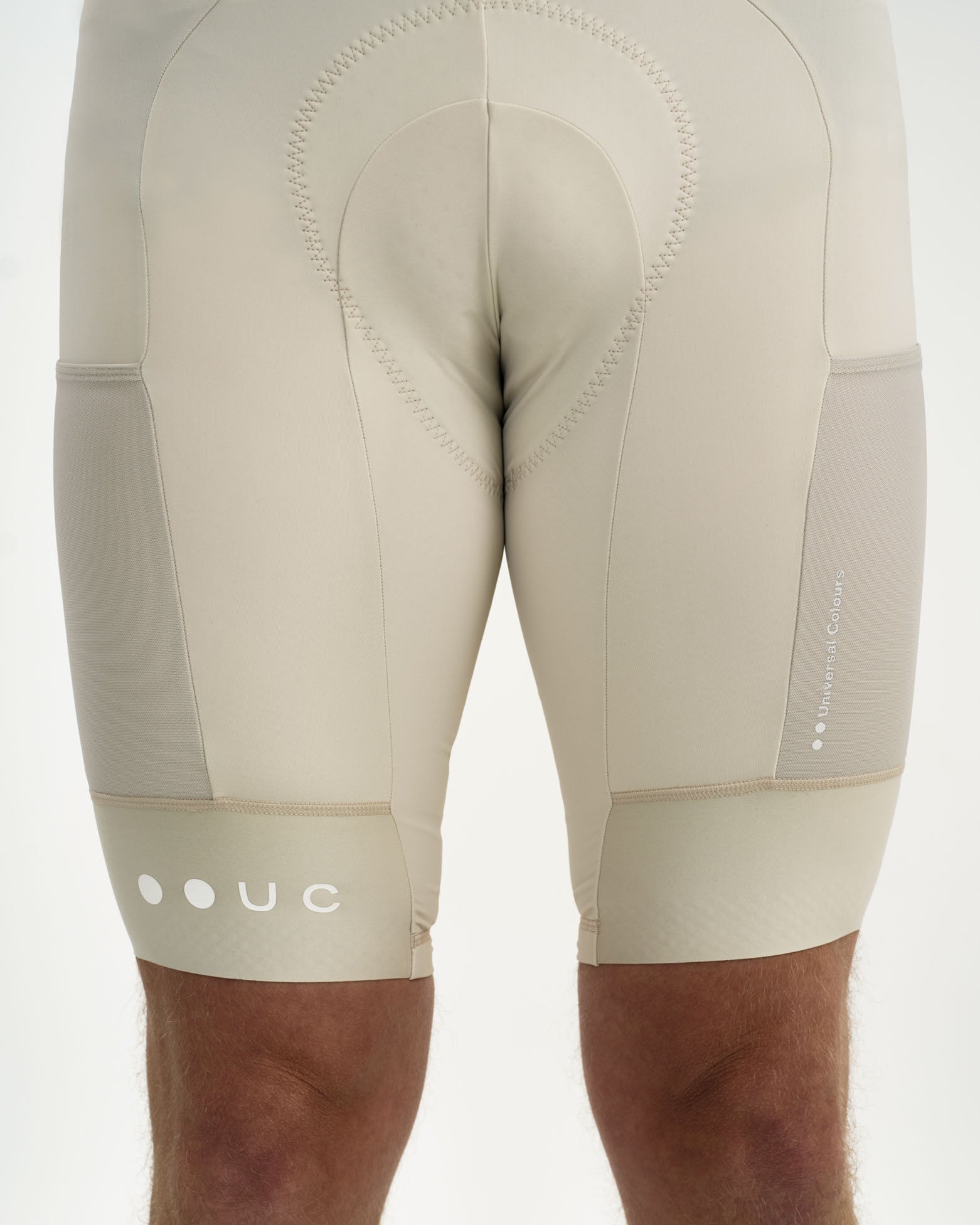 Men's Mono Cargo Bib Shorts - Off White