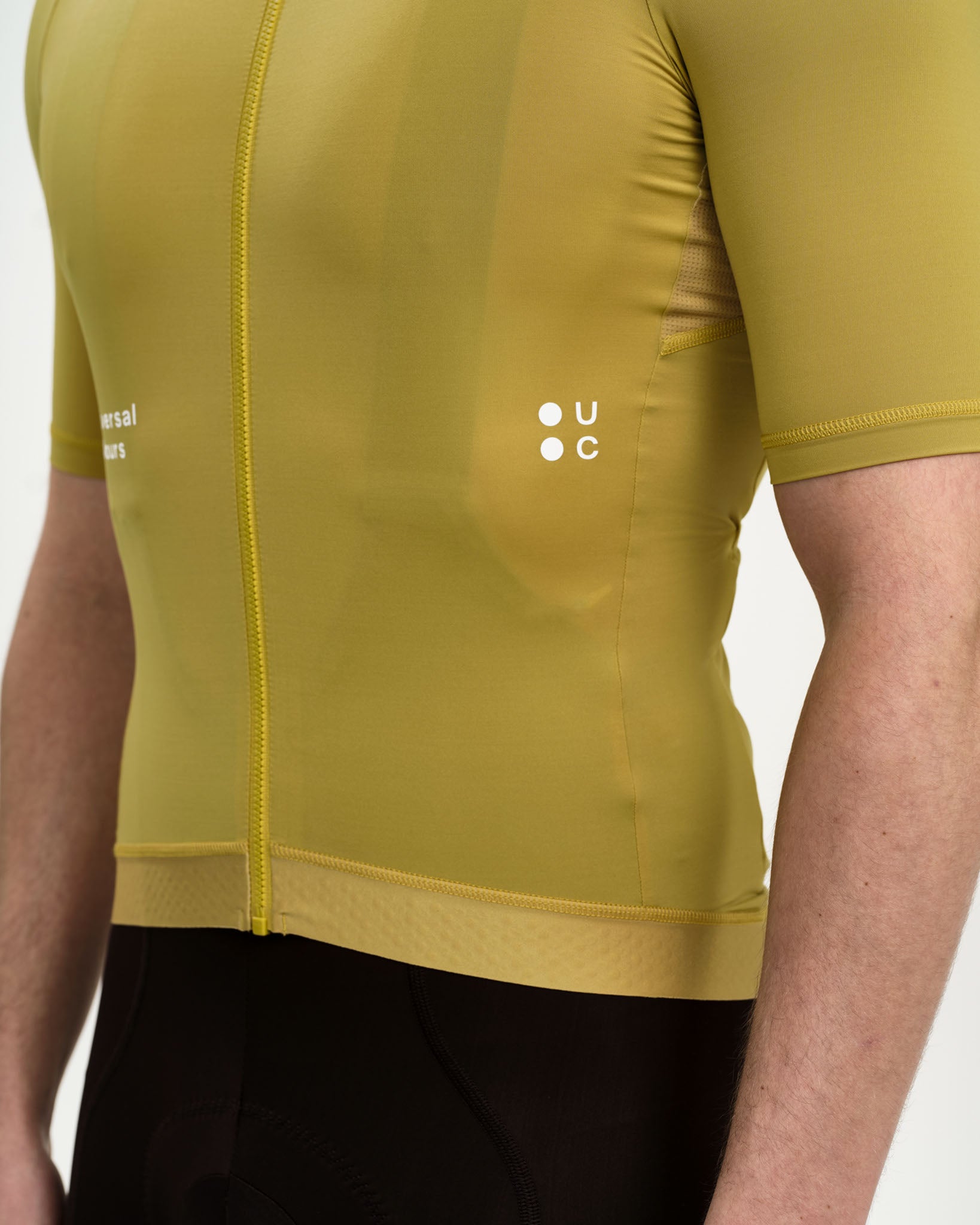 Men's Mono Short Sleeve Jersey - Acidic Yellow