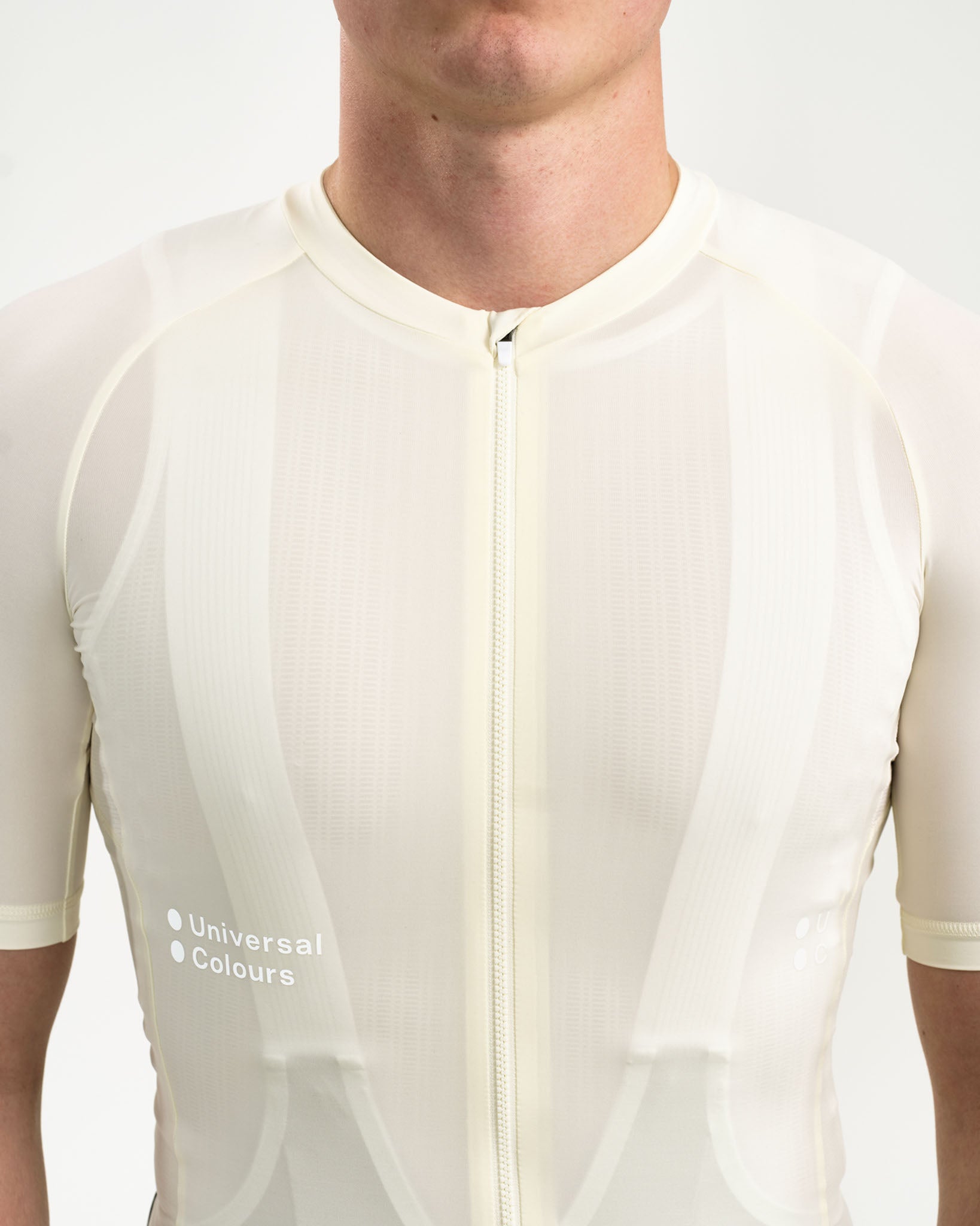 Men's Mono Short Sleeve Jersey - Tampered White