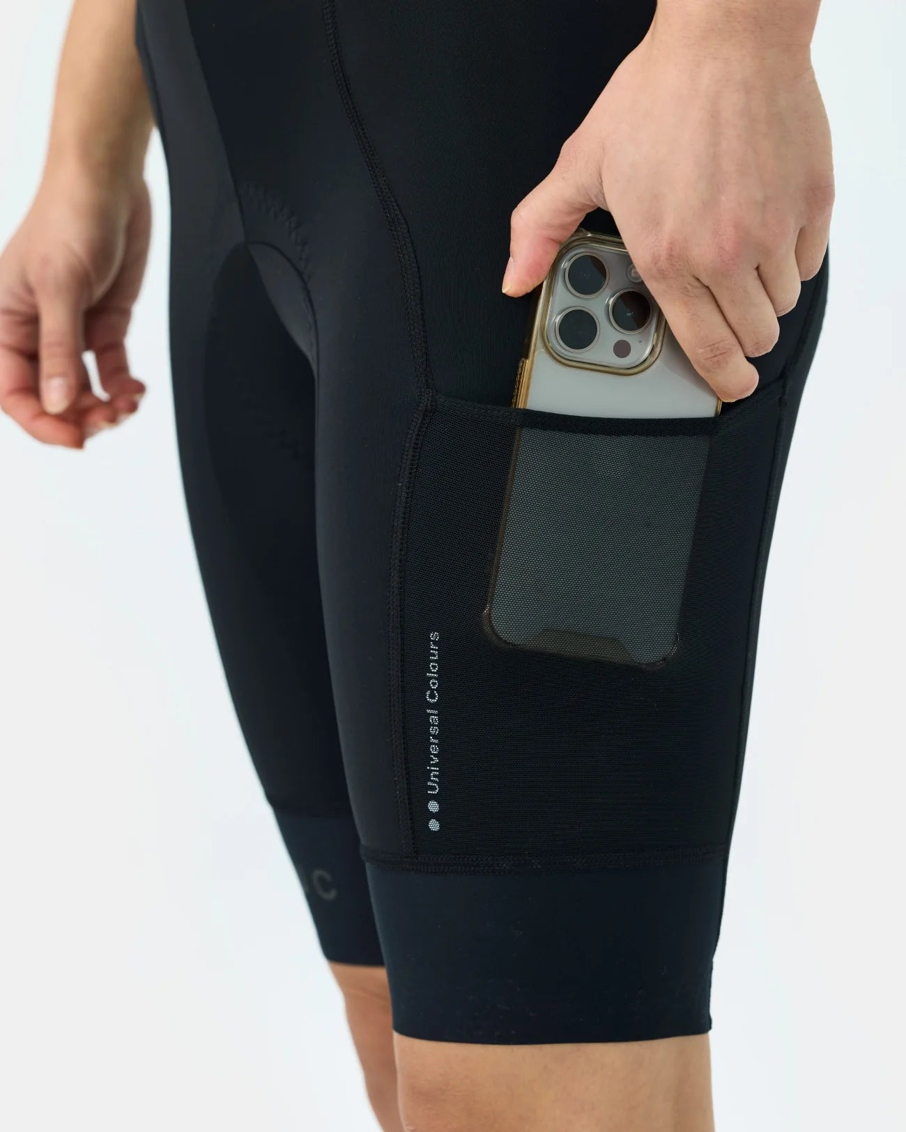 Women's Mono Cargo Bib Short - black - Image 4