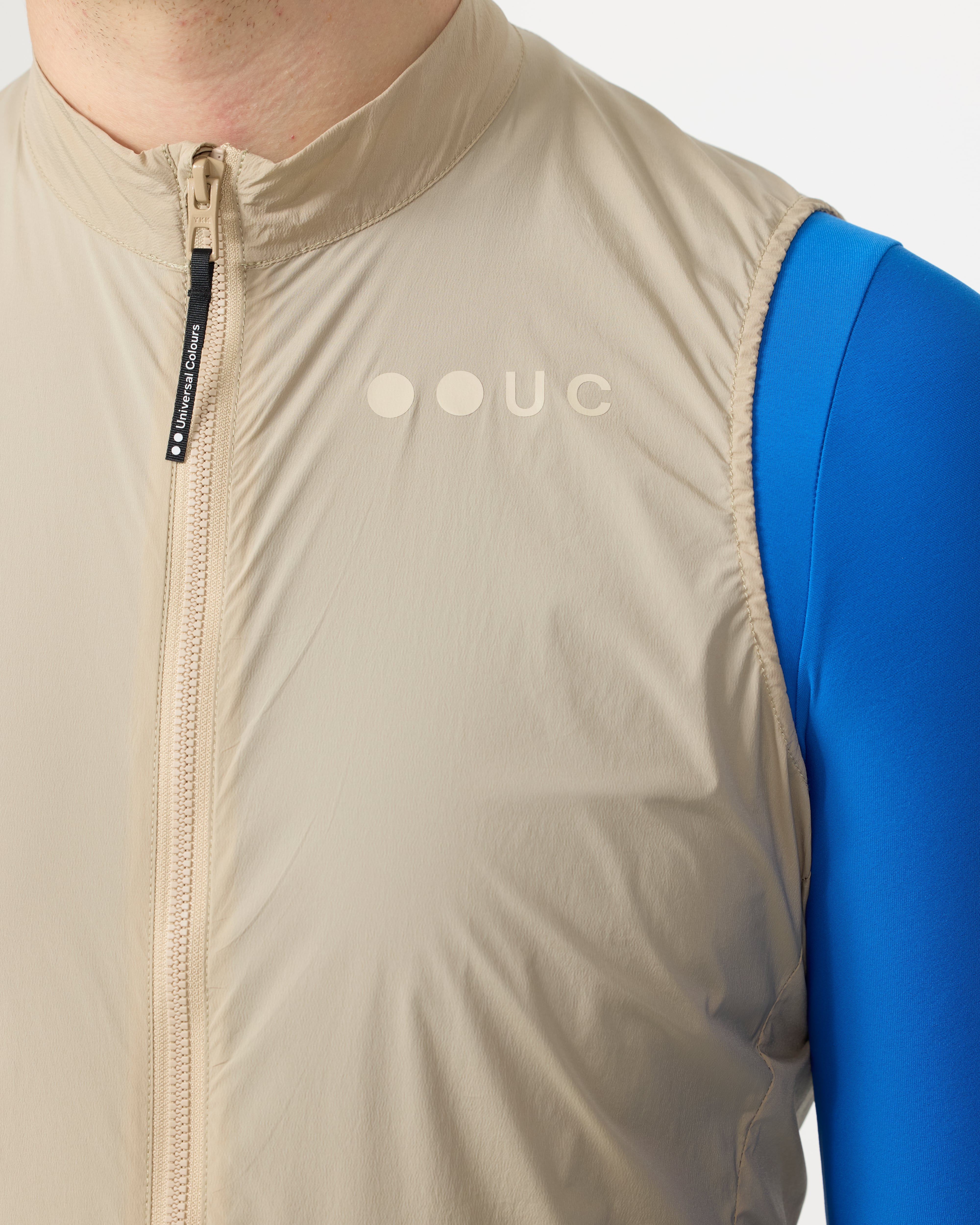 Men's Mono Gilet 2.0 - RIce Beige - Image 3