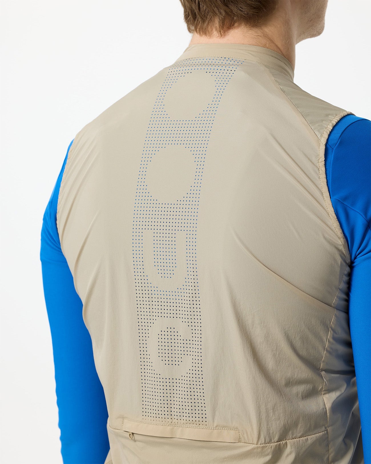 Men's Mono Gilet - Rice Beige - Image 4