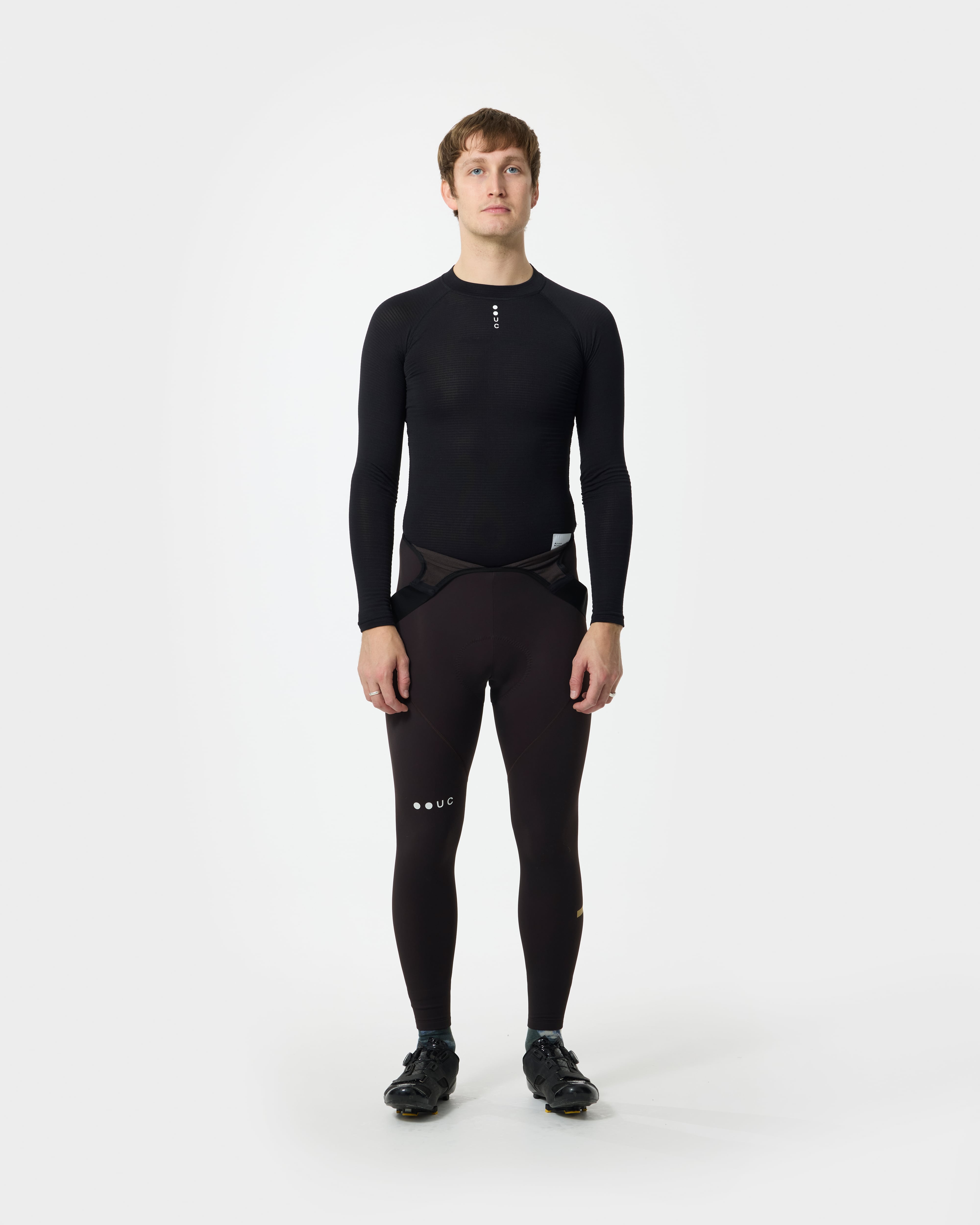 Men's Thermal Long Sleeve Base Layer - Black