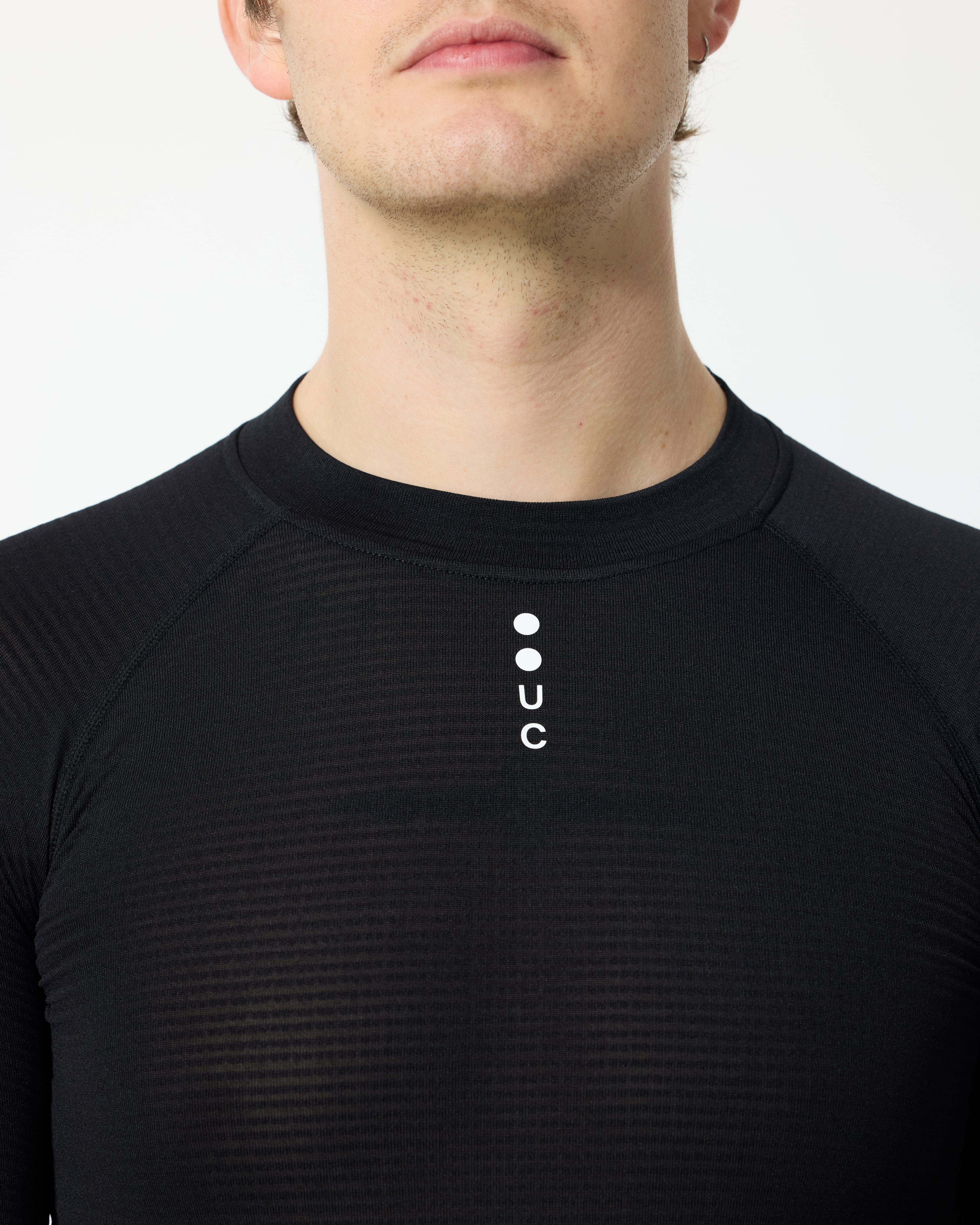 Men's Thermal Long Sleeve Base Layer - Black
