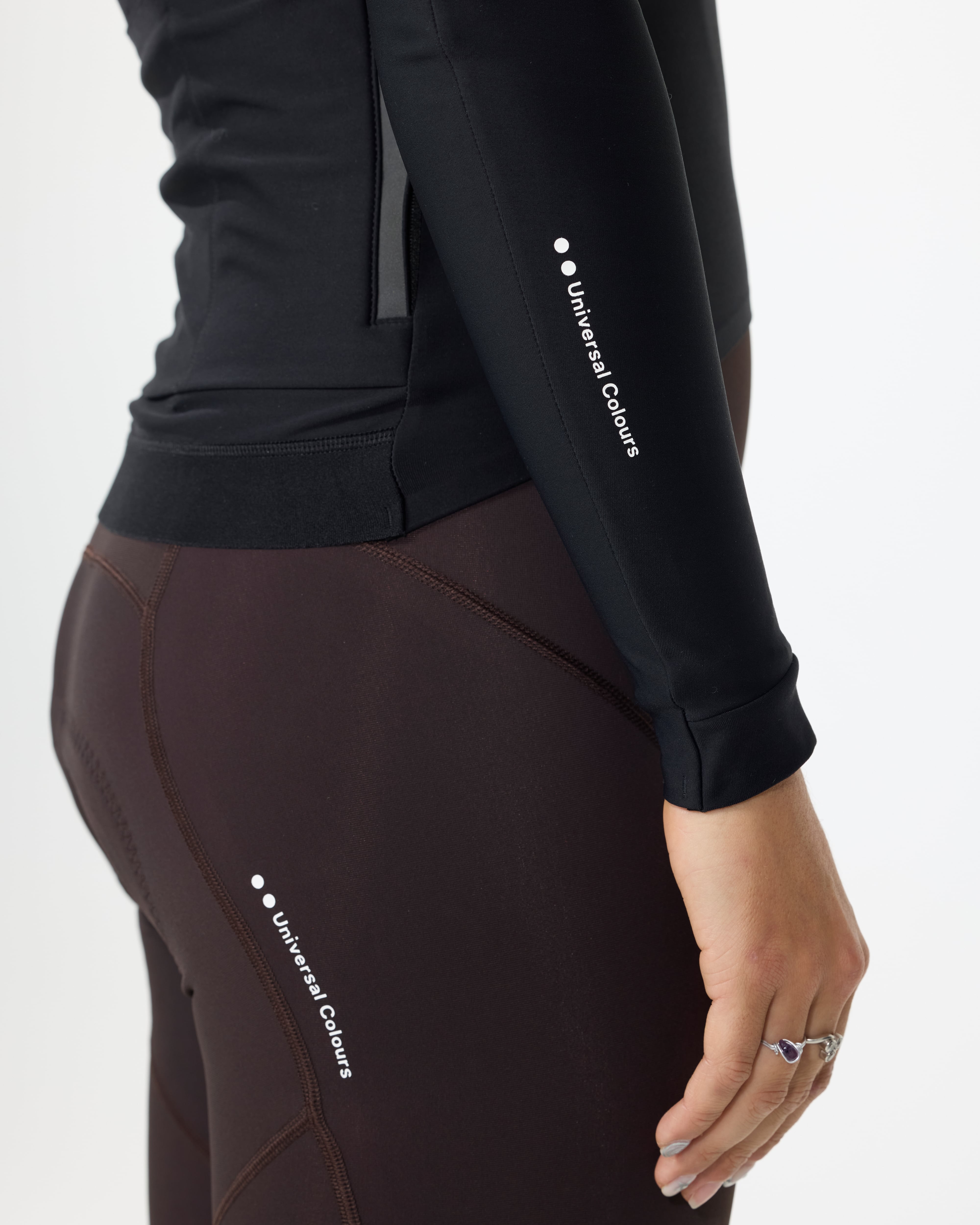 Women's Mono Long Sleeve Jersey - Black - Image 6