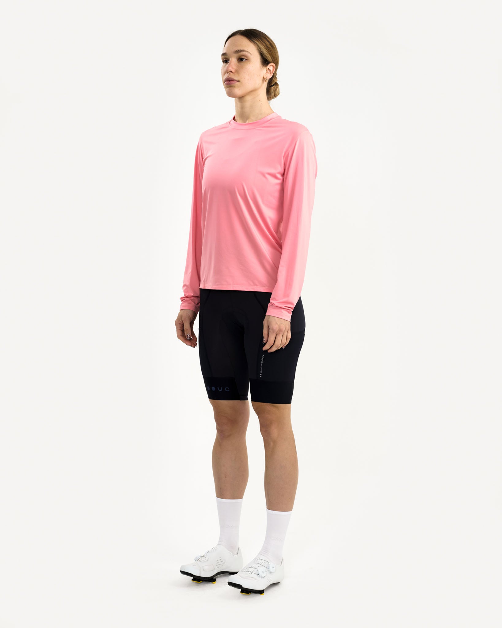 Unisex LS Tech Tee - Washed Pink