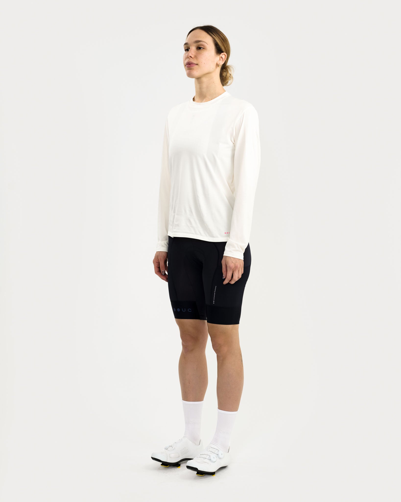 Unisex LS Tech Tee - Off-White