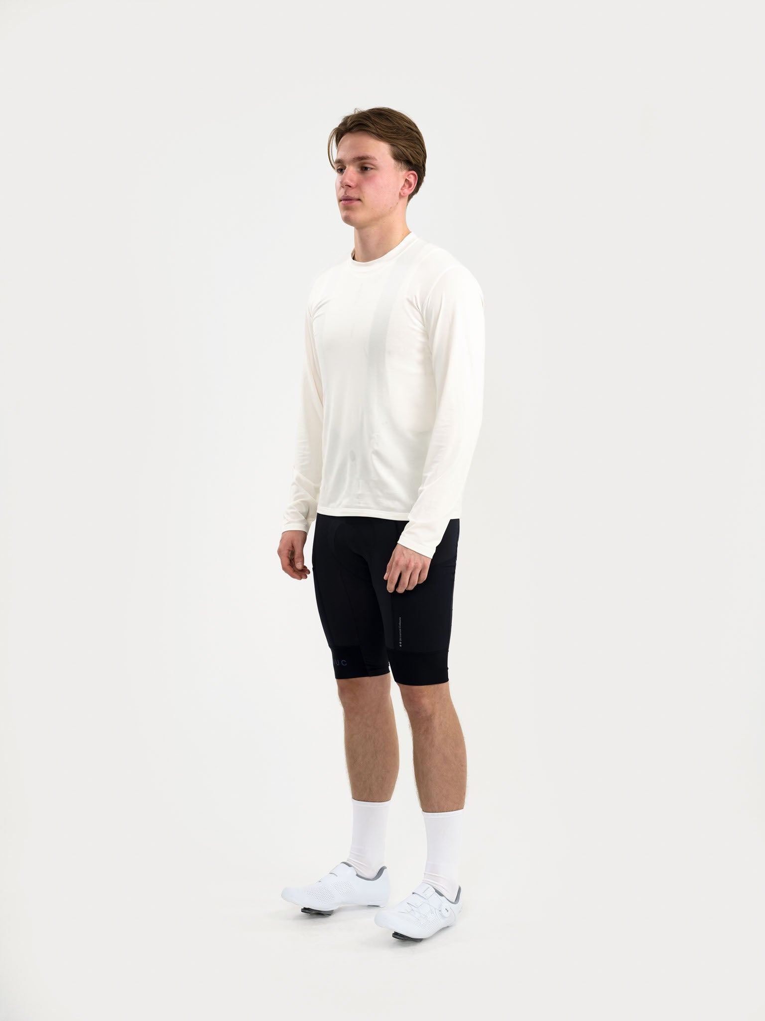 Unisex LS Tech Tee - Off-White