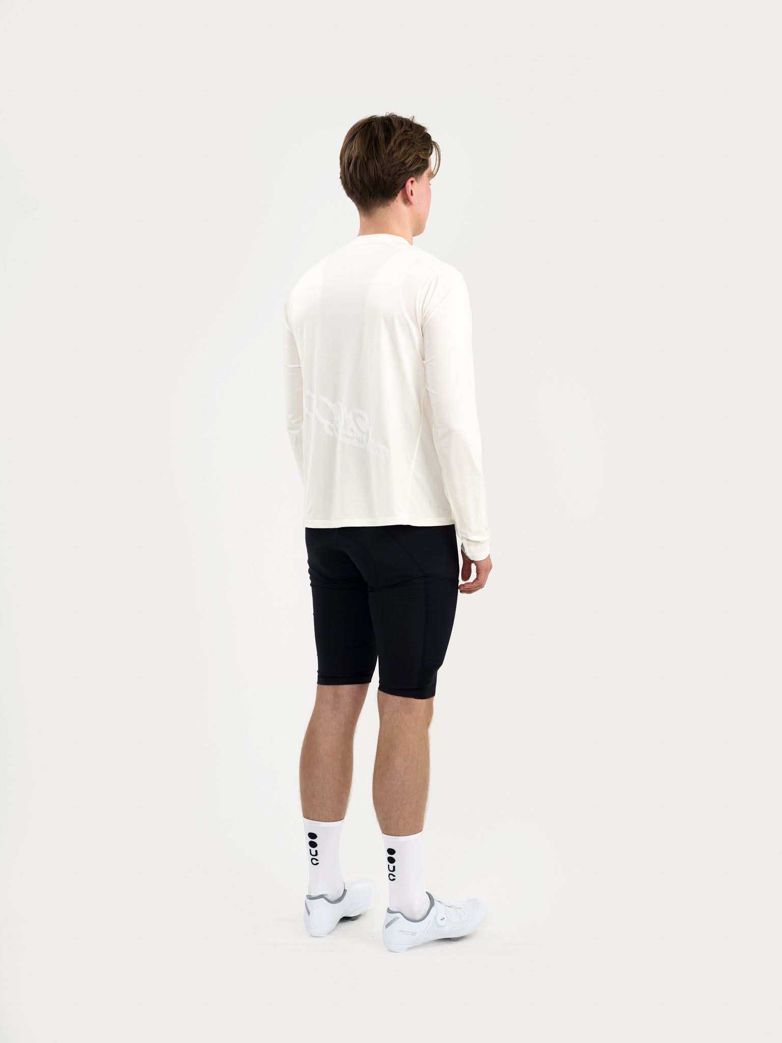 Unisex LS Tech Tee - Off-White