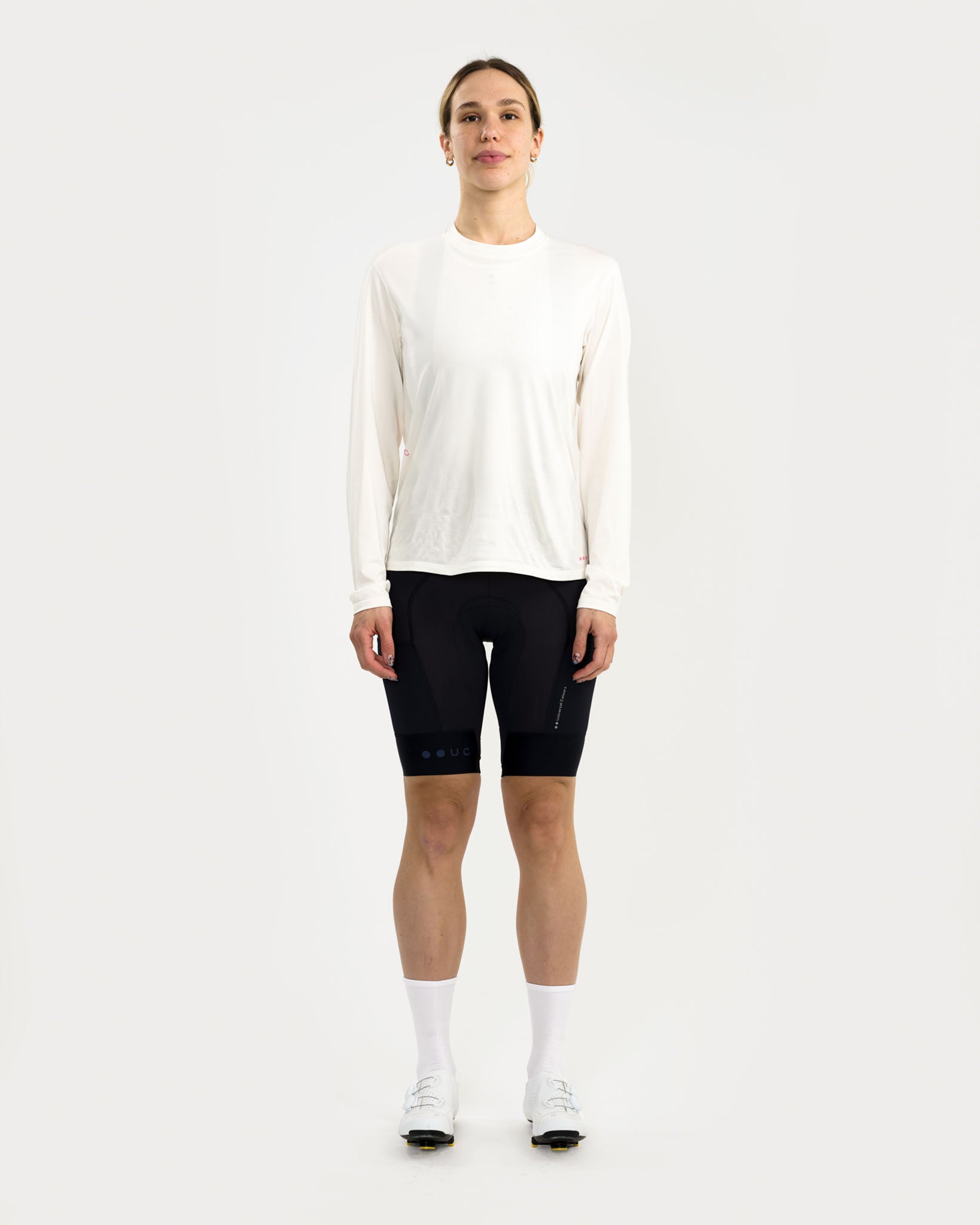 Unisex LS Tech Tee - Off-White