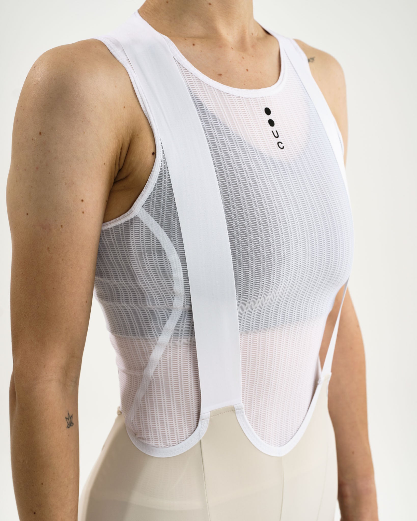 Women's Mono Womens Bib Short 2.0 - Off White