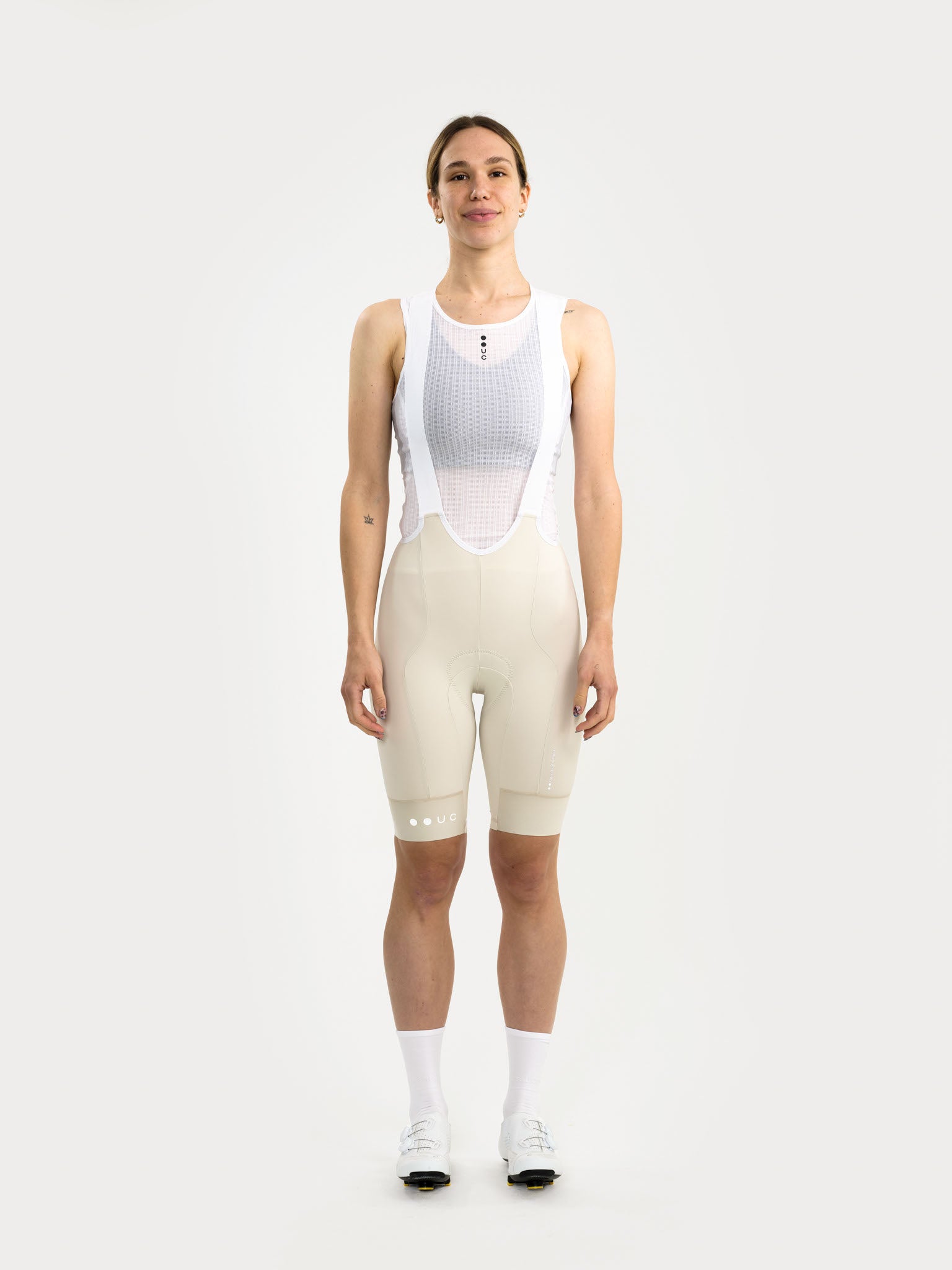 Women's Mono Womens Bib Short 2.0 - Off White