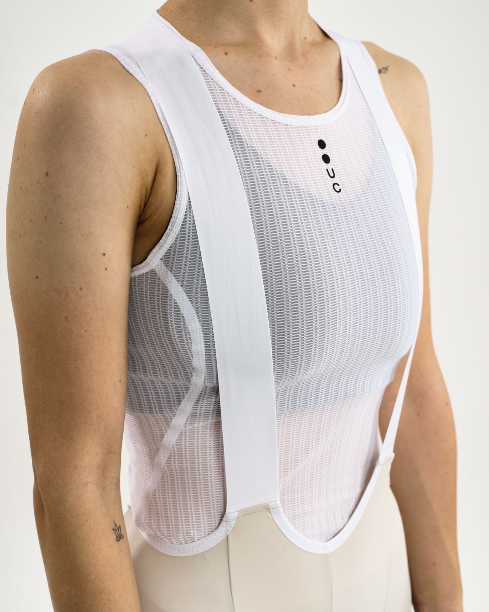 Women's Mono Cargo Womens Bib Short - Off White