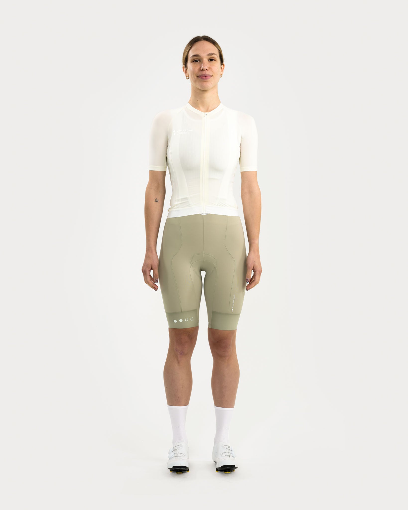Women's Mono Short Sleeve Jersey - Tampered White