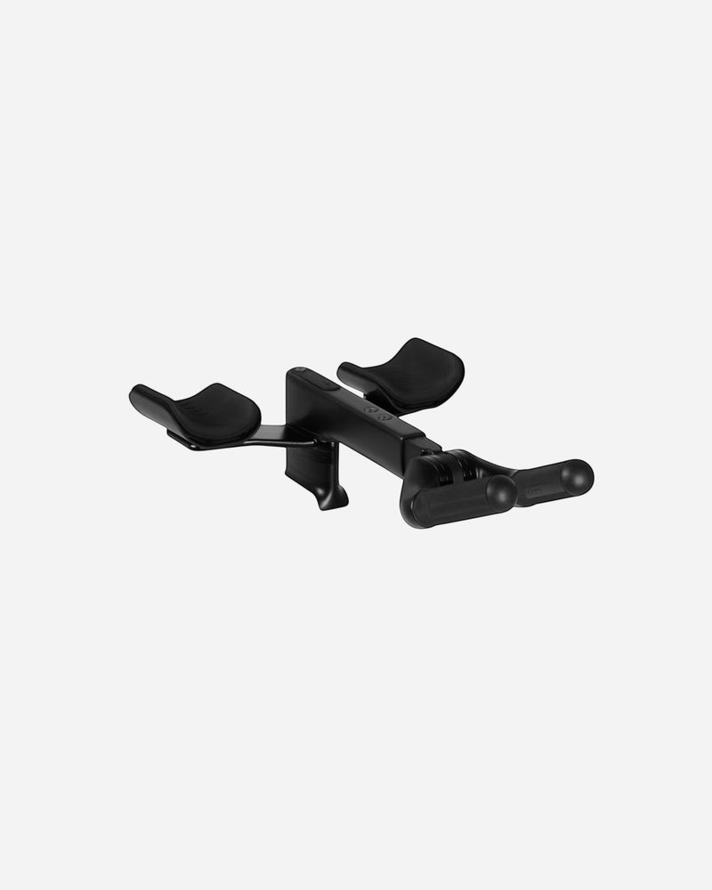 Moloko Cycling Ltd. black Canyon Gear Groove aero extensions with ergonomic arm rests for time trial bike setups