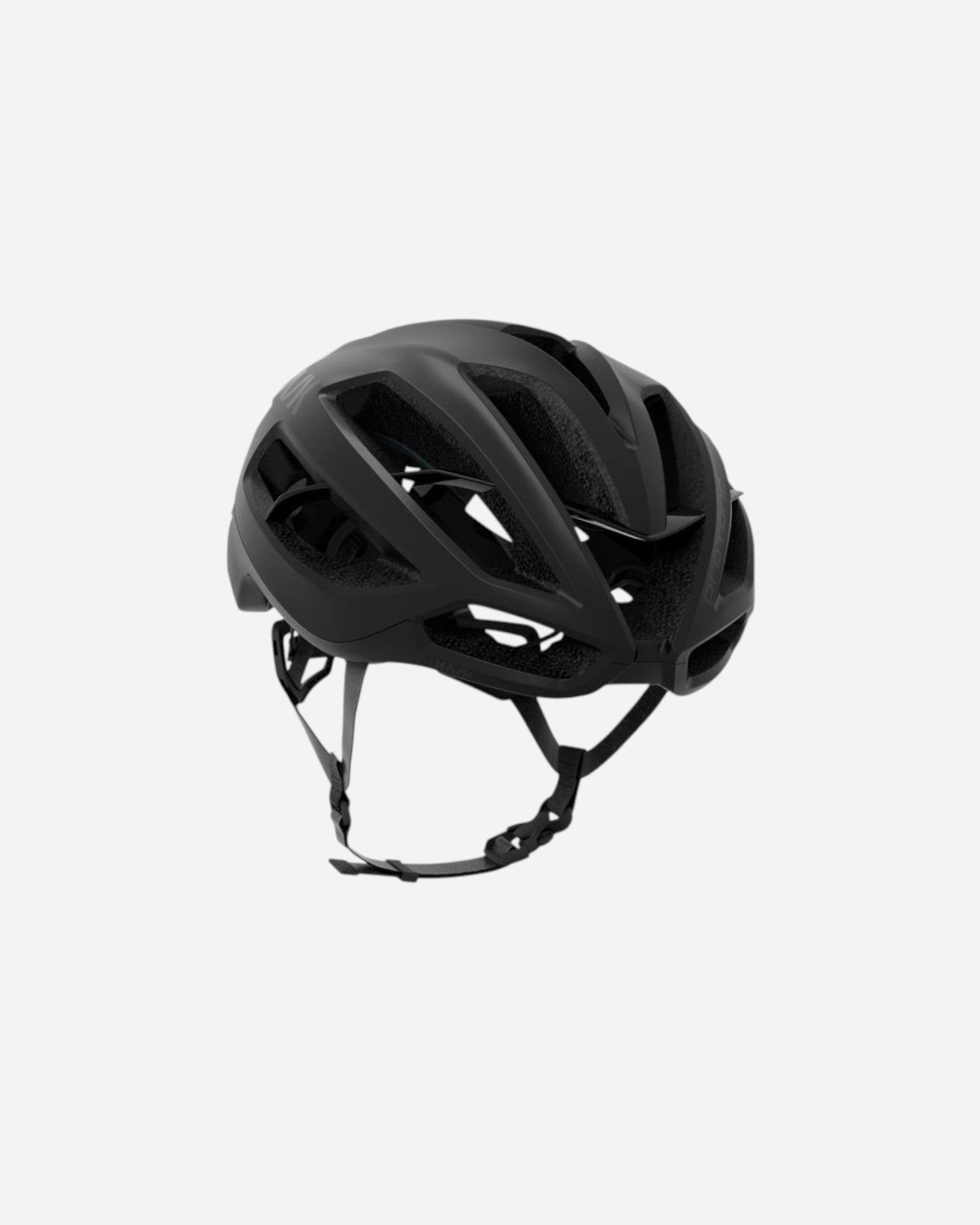 Moloko Cycling Ltd. Matt black Kask Protone Icon road cycling helmet with advanced ventilation and safety features.