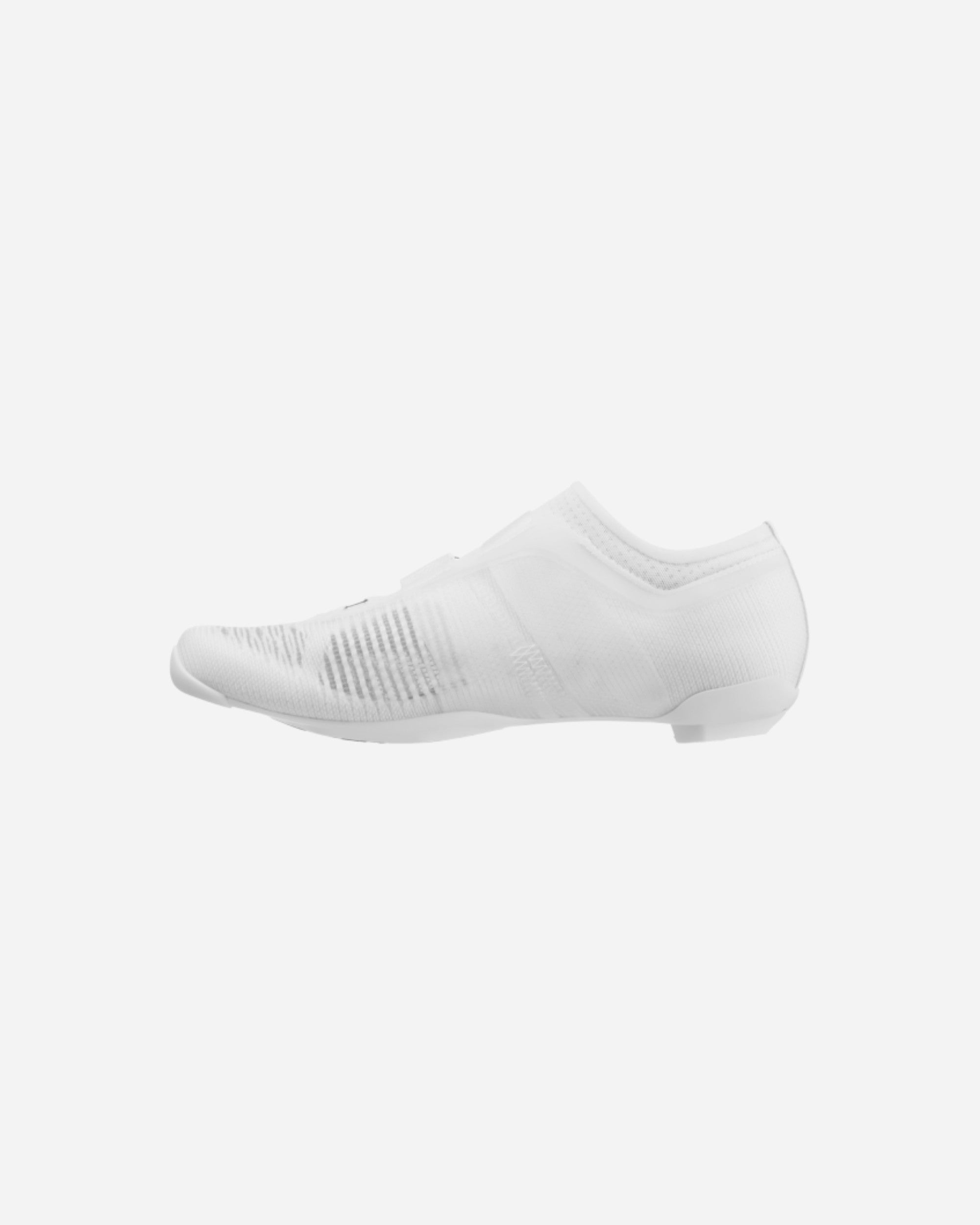 Moloko Cycling Ltd. Vega carbon road cycling shoes in white featuring breathable Aeroweave PRO mesh and sleek design.